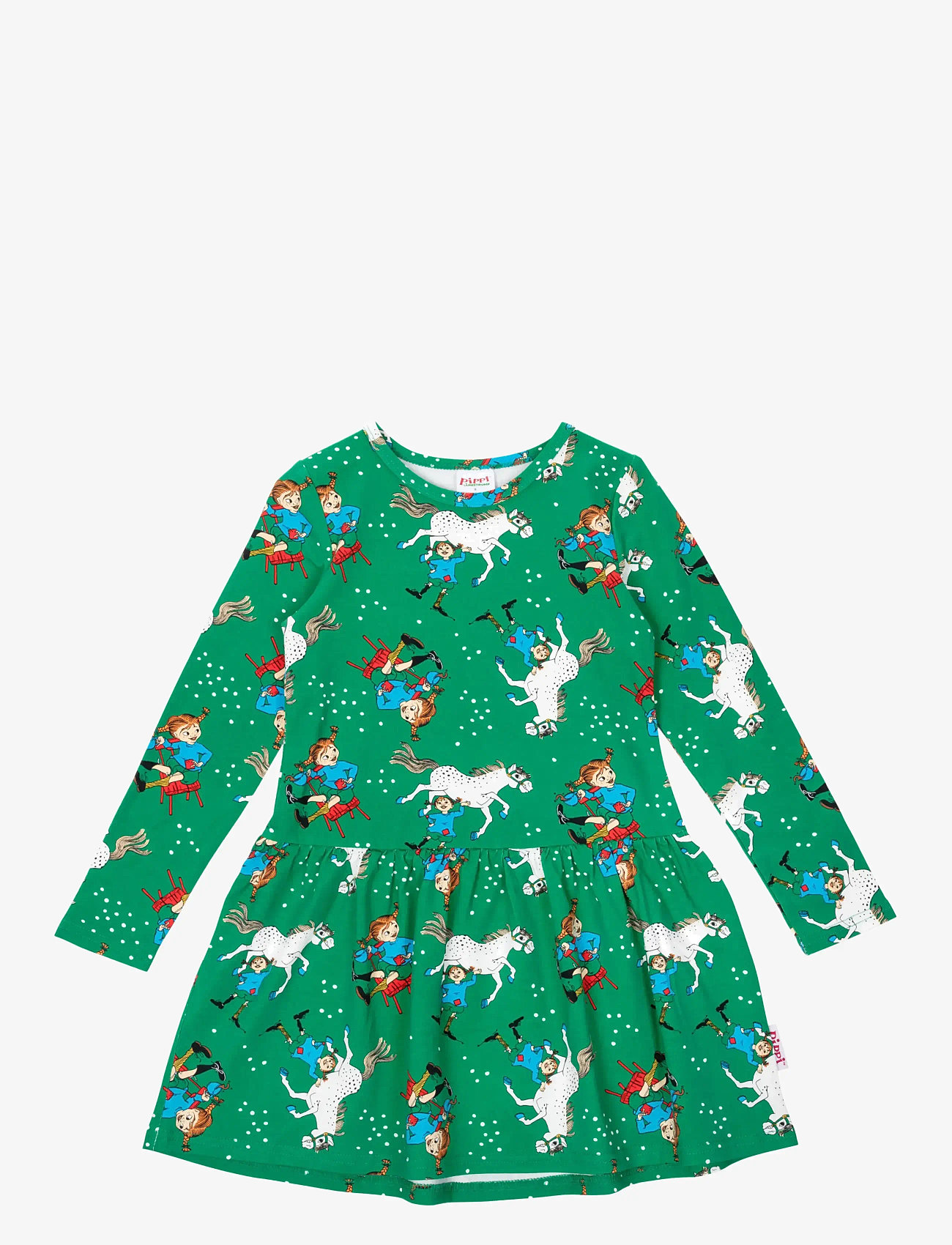 Pipi Pikksukk - SJÄLVSÄKER KLÄNNING - pikkade varrukatega beebi kleidid - green - 0