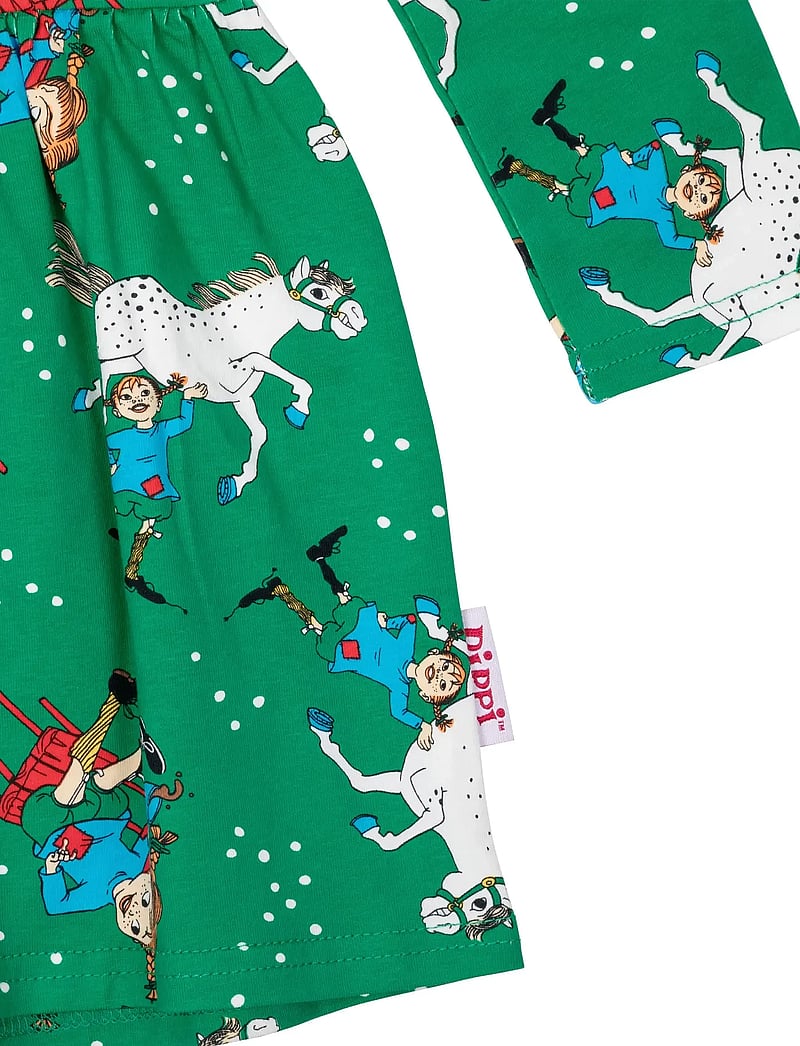 Pippi Langstrømpe - SJÄLVSÄKER KLÄNNING - langærmede babykjoler - green - 1
