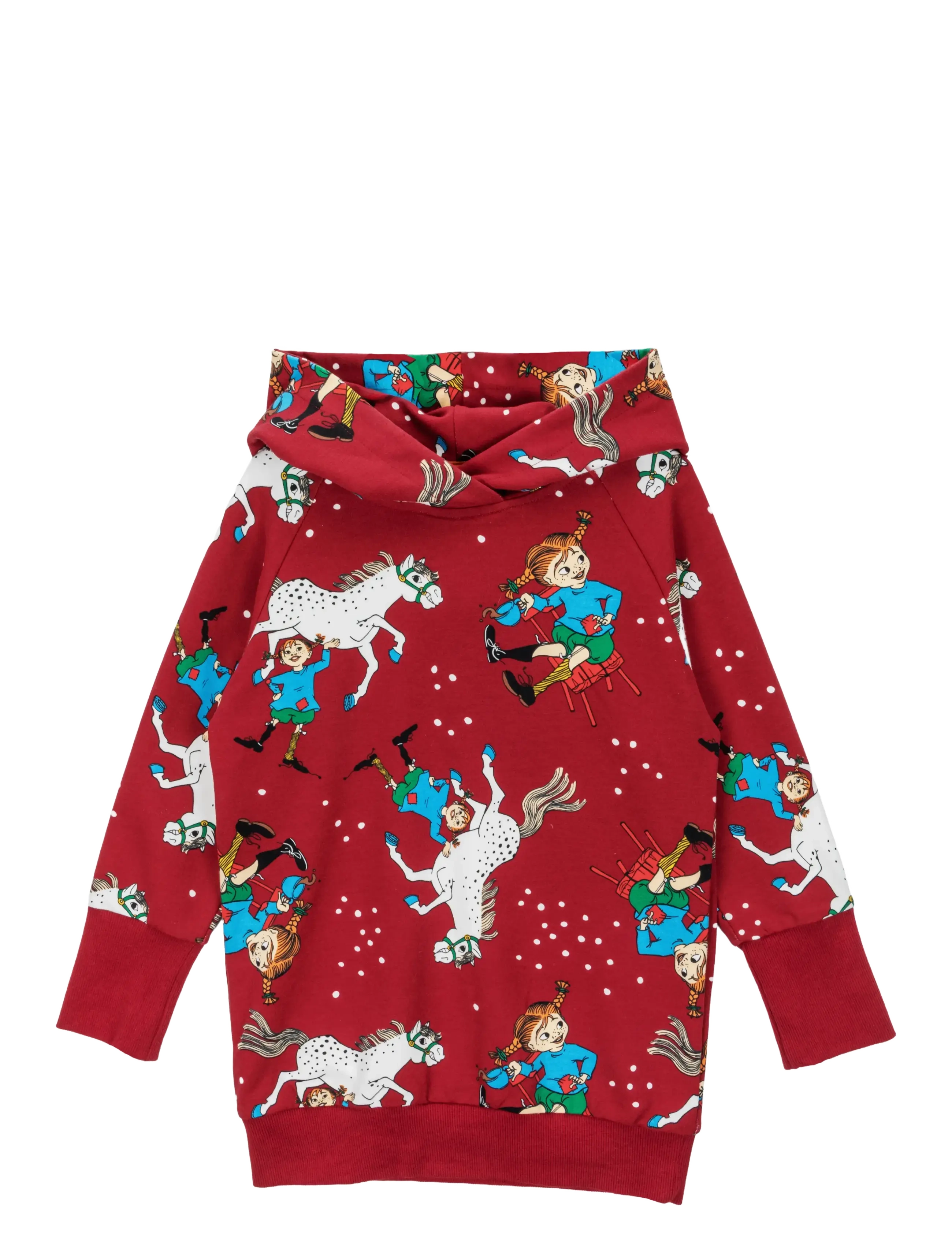 MARTINEX Confident Hoodie Rot - 128 - Kinder