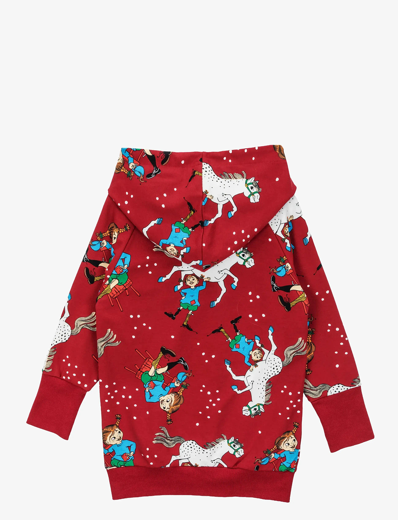 Pippi Långstrump - CONFIDENT HOODIE - huvtröjor - red - 1
