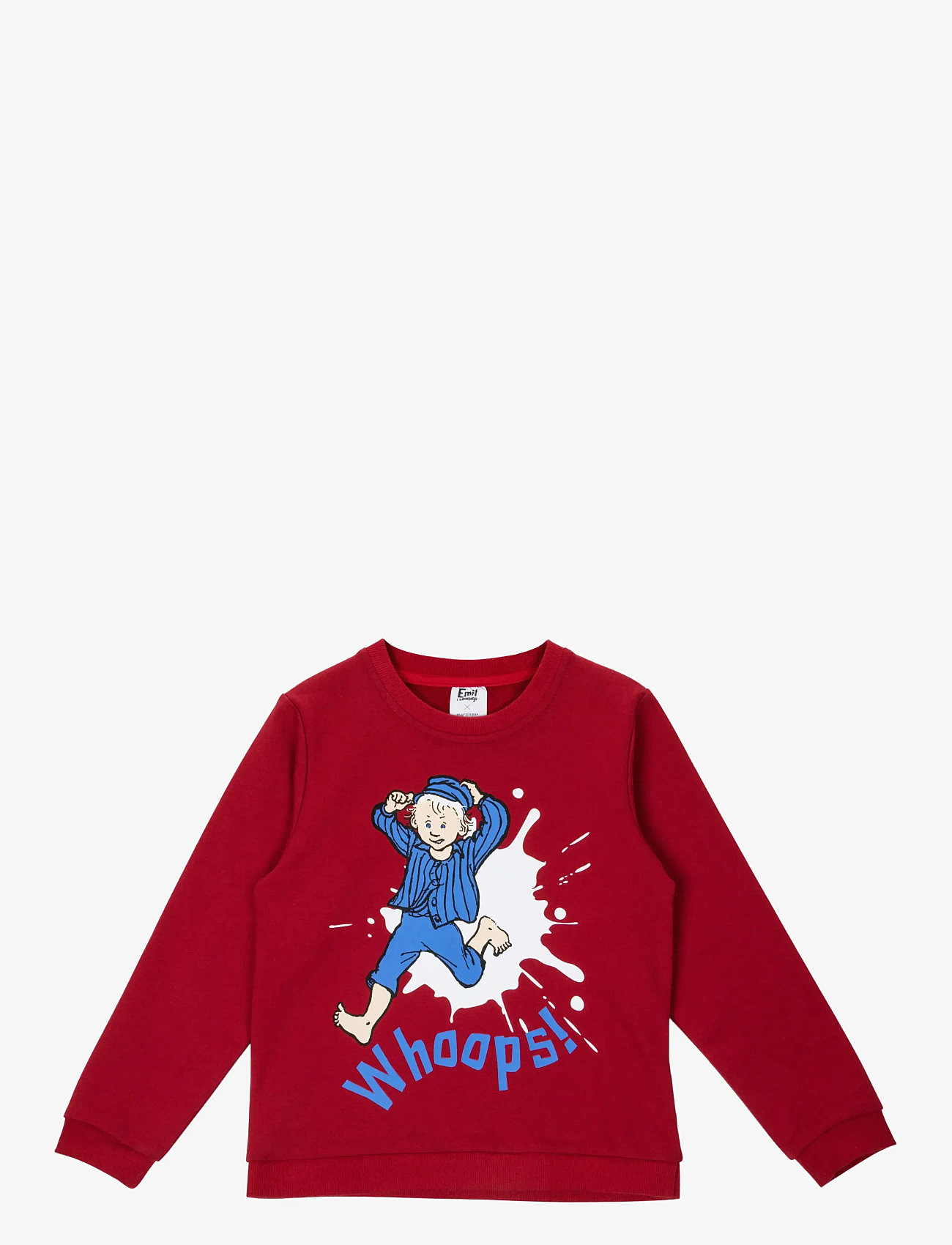 Emil i Lönneberga - WHOOPS COLLEGETRÖJA - sweatshirts - red - 0