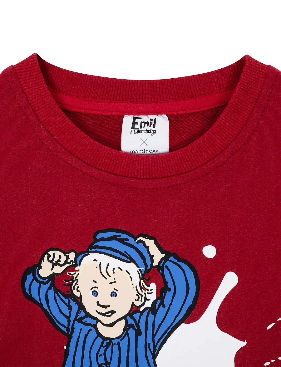 Emil i Lönneberga - WHOOPS COLLEGETRÖJA - sweatshirts - red - 1