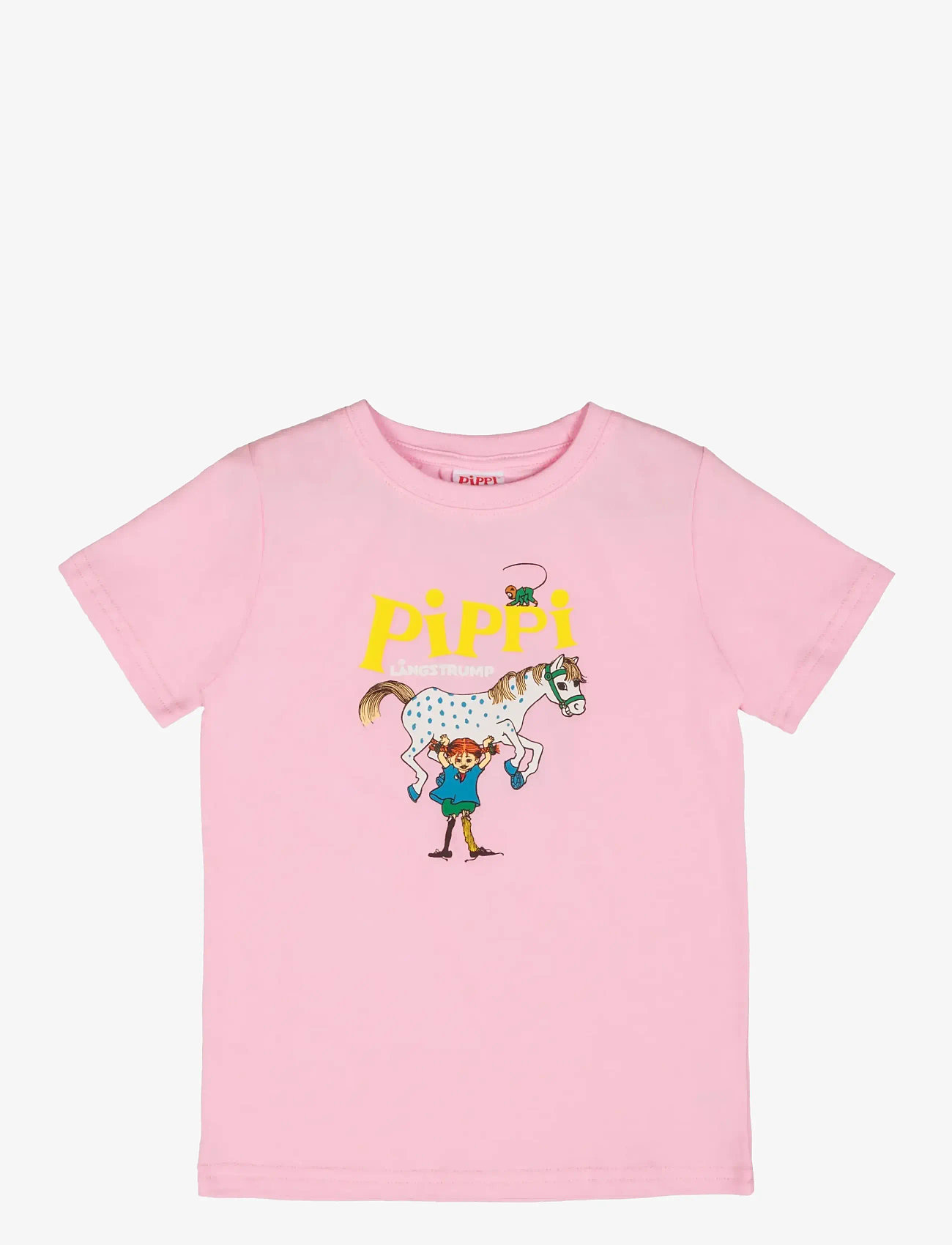 Pippi Langstrømpe - PIPPI LOGO T-SHIRT - pink - 0