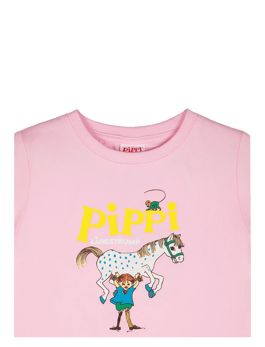 Pippi Langstrumpf - PIPPI LOGO T-SHIRT - pink - 1
