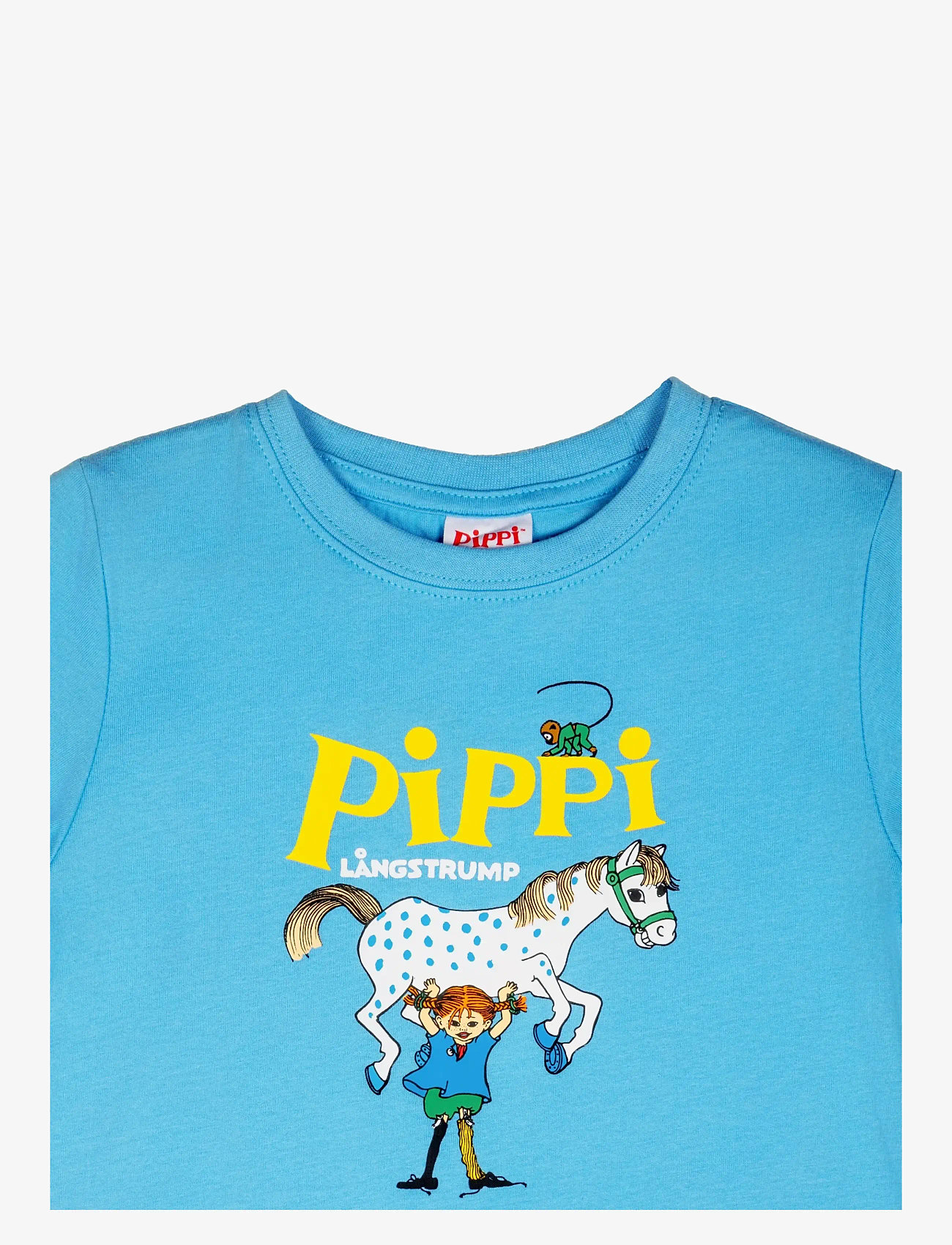 Pippi Långstrump - PIPPI LOGO T-SHIRT - kortärmade t-shirts - blue - 1