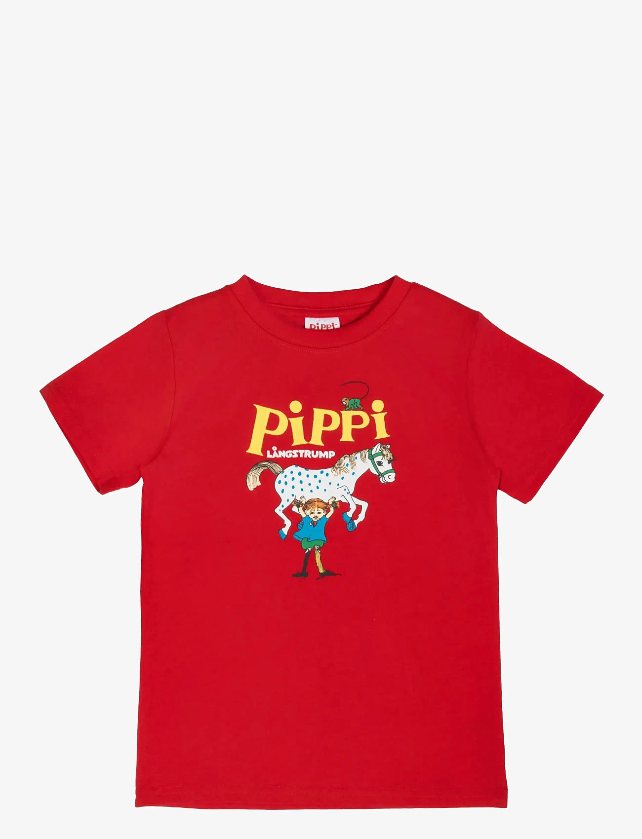 Pippi Långstrump - PIPPI LOGO T-SHIRT - kortärmade t-shirts - red - 0