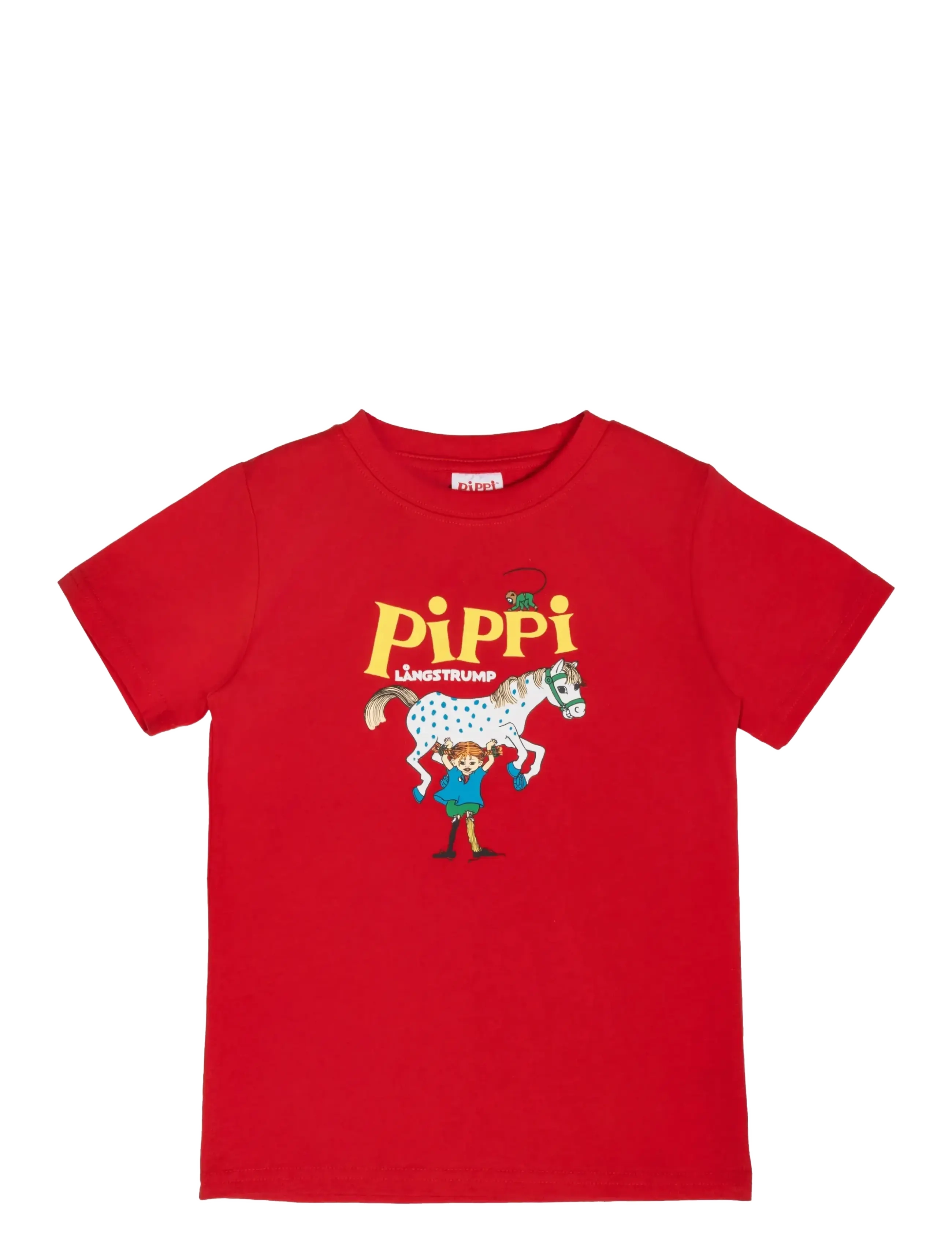 PIPPI LOGO T-SHIRT - RED