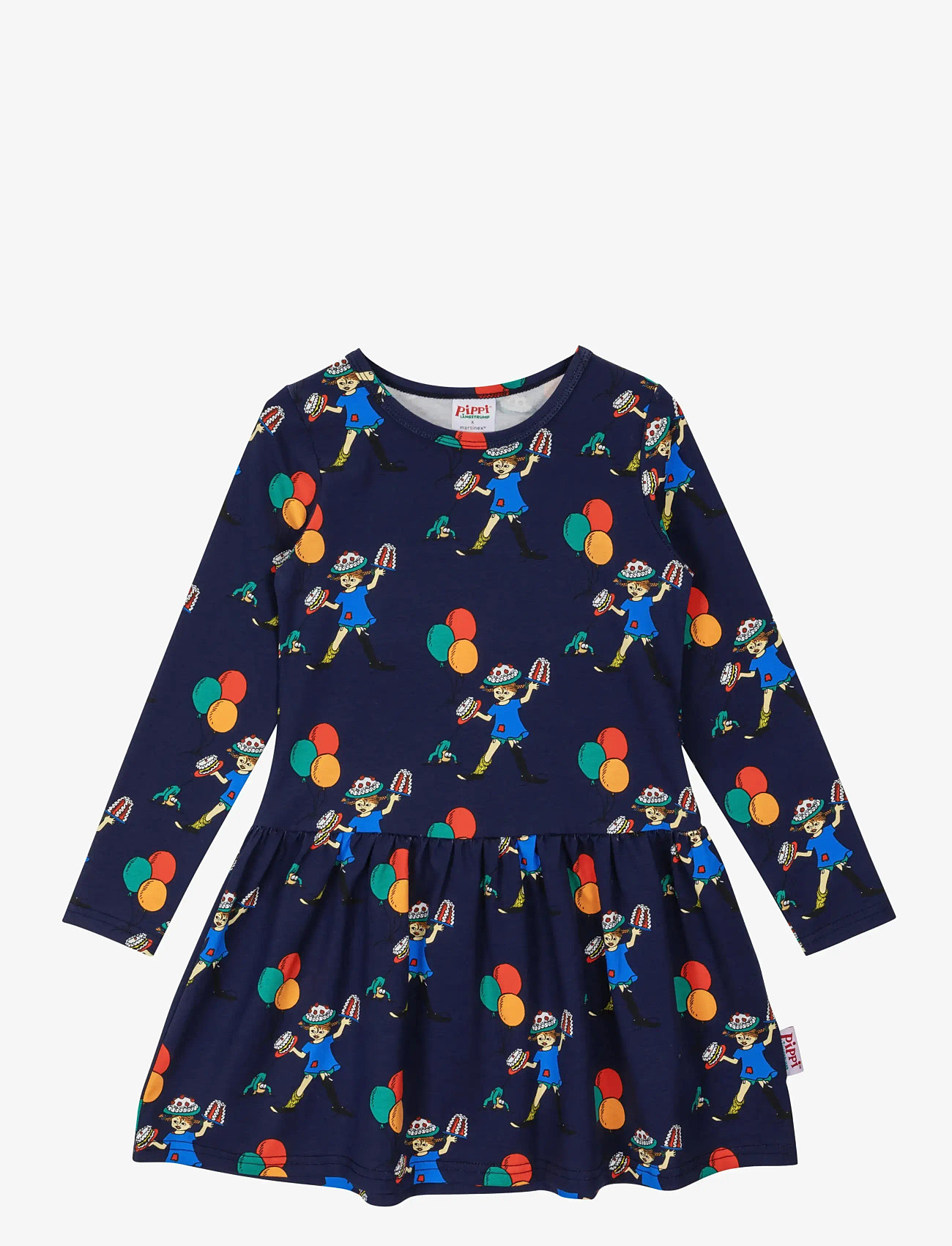 Peppi Pitkätossu - BALLONGER KLÄNNING - long-sleeved casual dresses - blue - 0