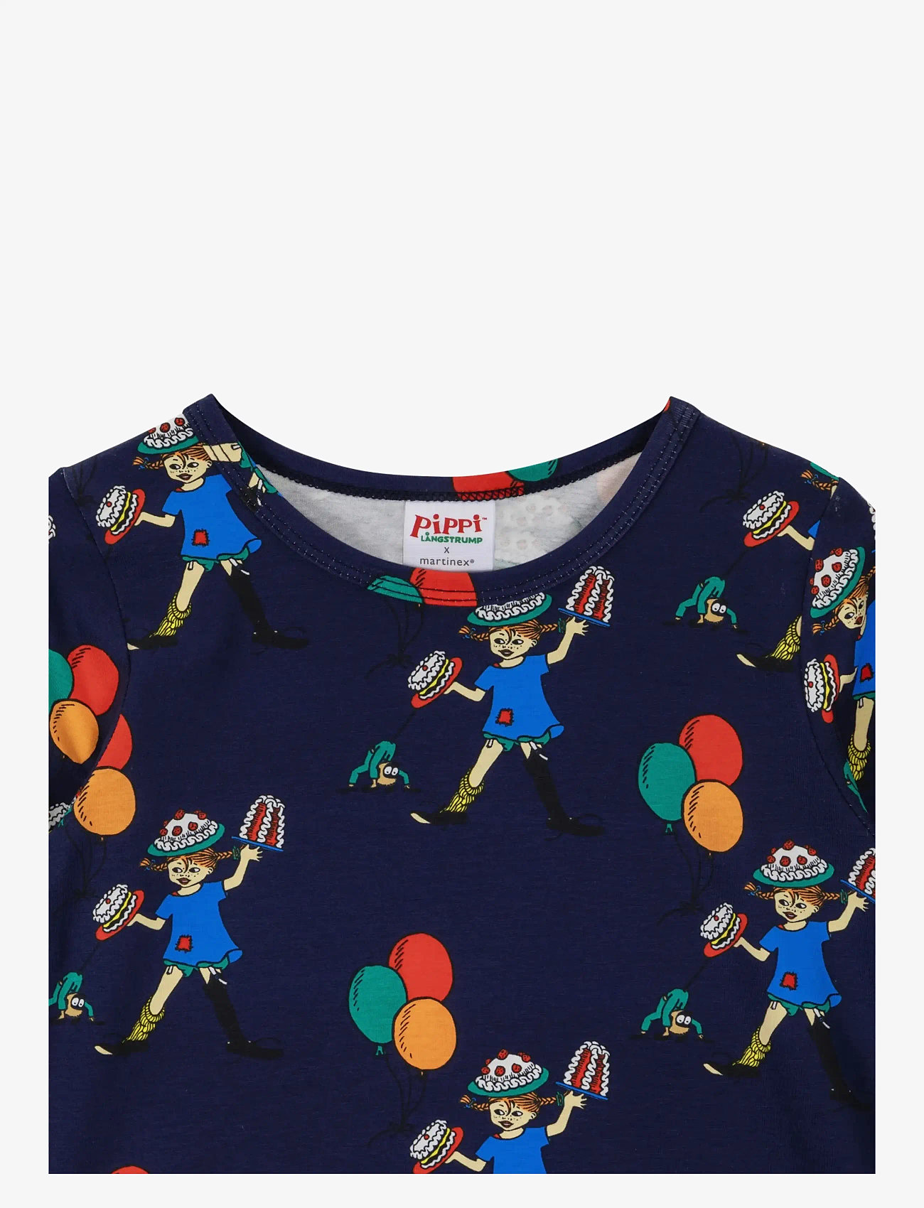 Peppi Pitkätossu - BALLONGER KLÄNNING - long-sleeved casual dresses - blue - 1