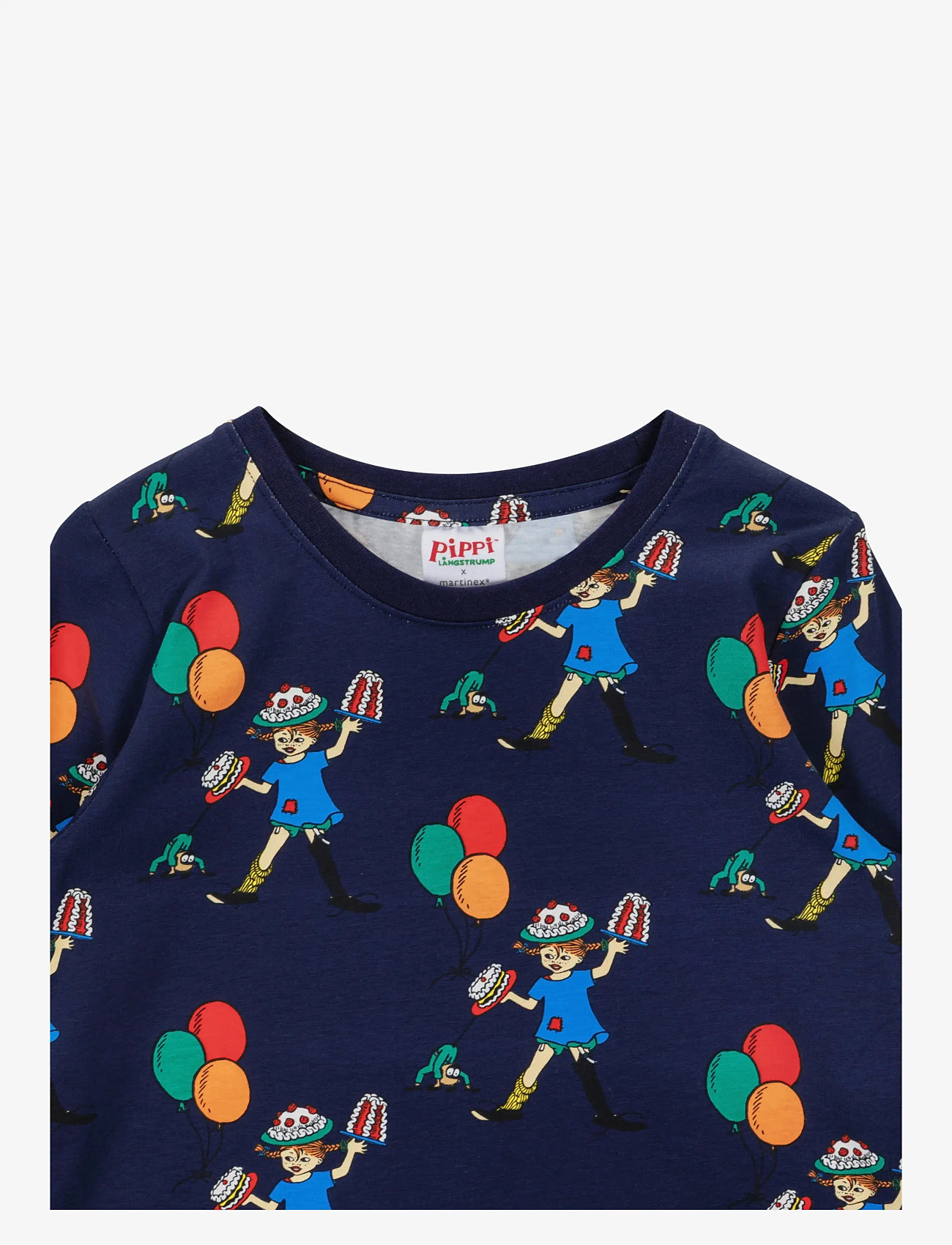 Pippi Langstrømpe - BALLONGER TRÖJA - langærmede t-shirts - blue - 2