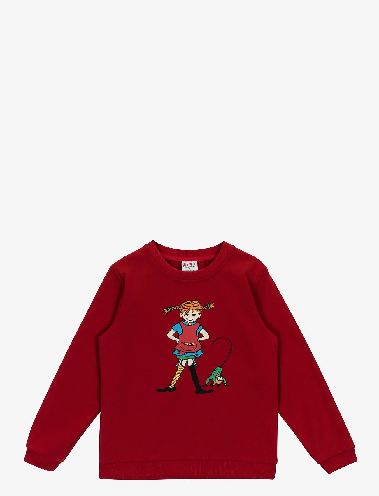 Pippi Langstrømpe - PIPPI COLLEGETRÖJA - sweatshirts - red - 0