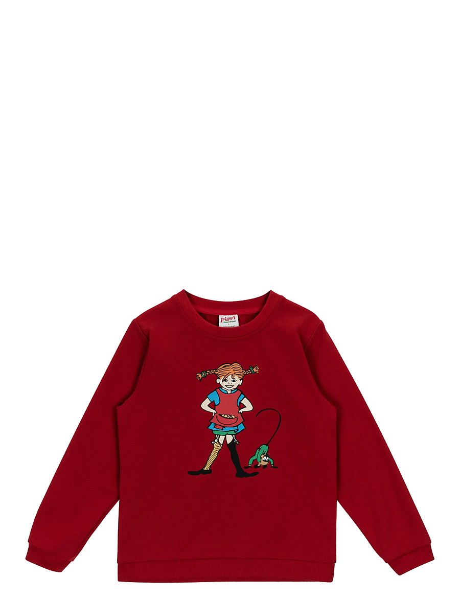 Pippi Långstrump - PIPPI COLLEGETRÖJA - sweatshirts - red - 0