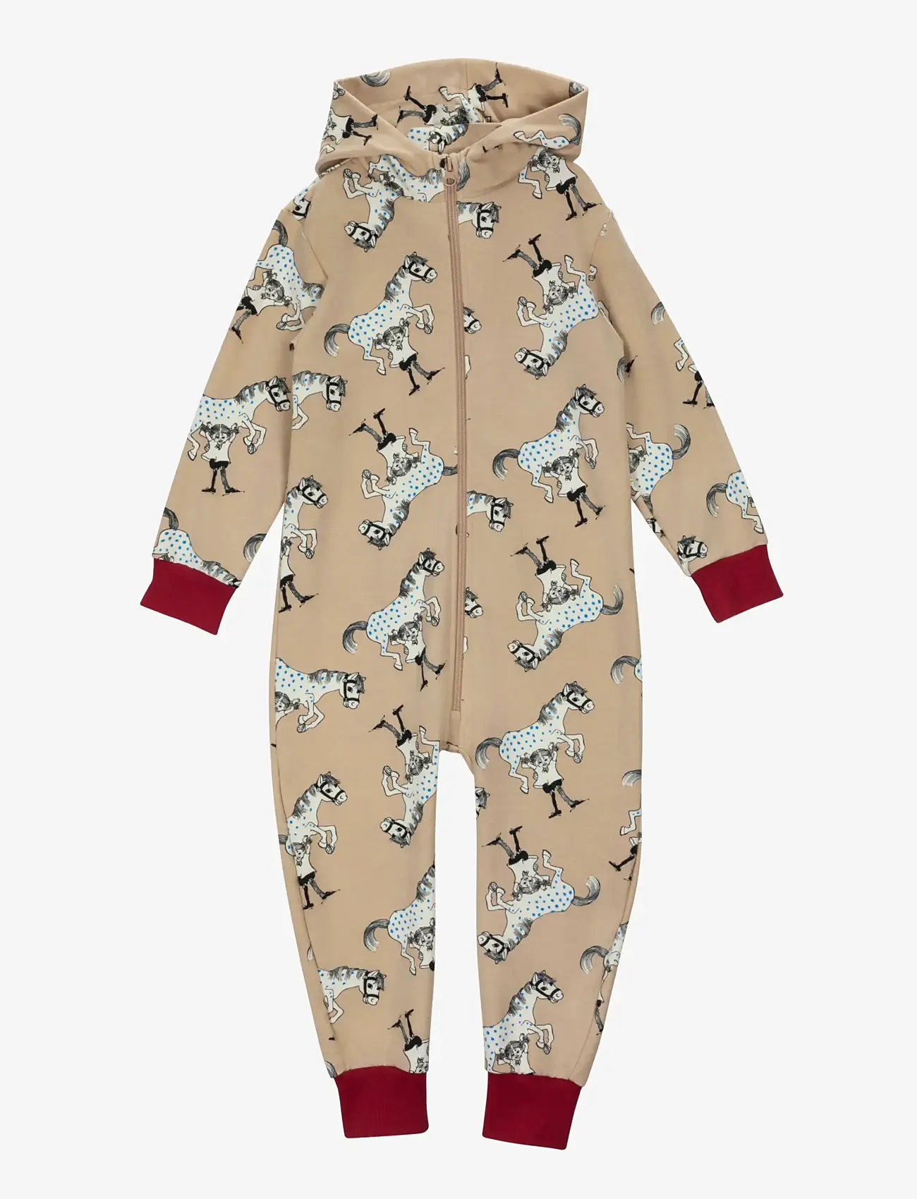 Pippi Langstrømpe - KRAFTFULL OVERALL - buksedragter - beige - 1