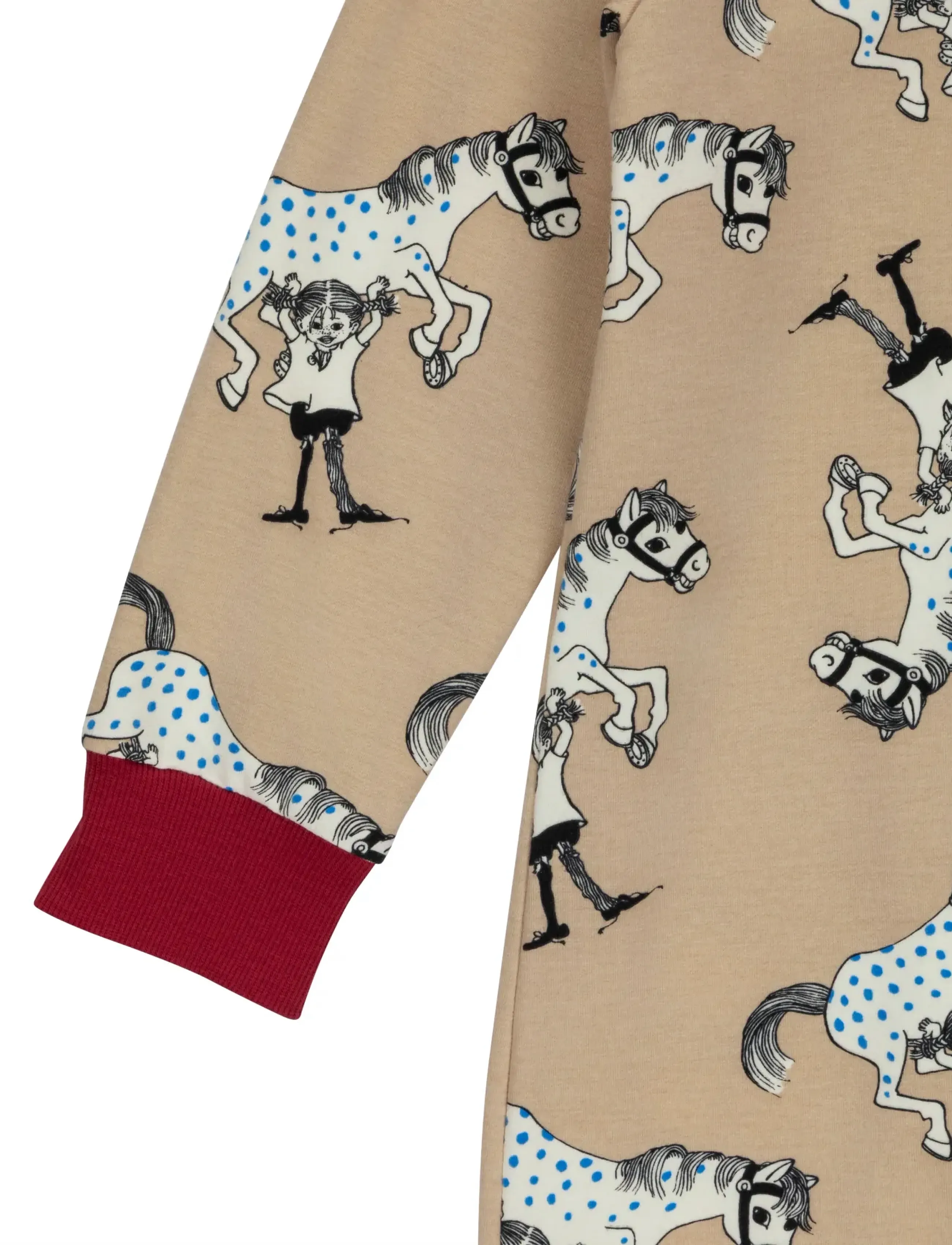Pippi Langstrumpf - KRAFTFULL OVERALL - jumpsuits - beige - 3