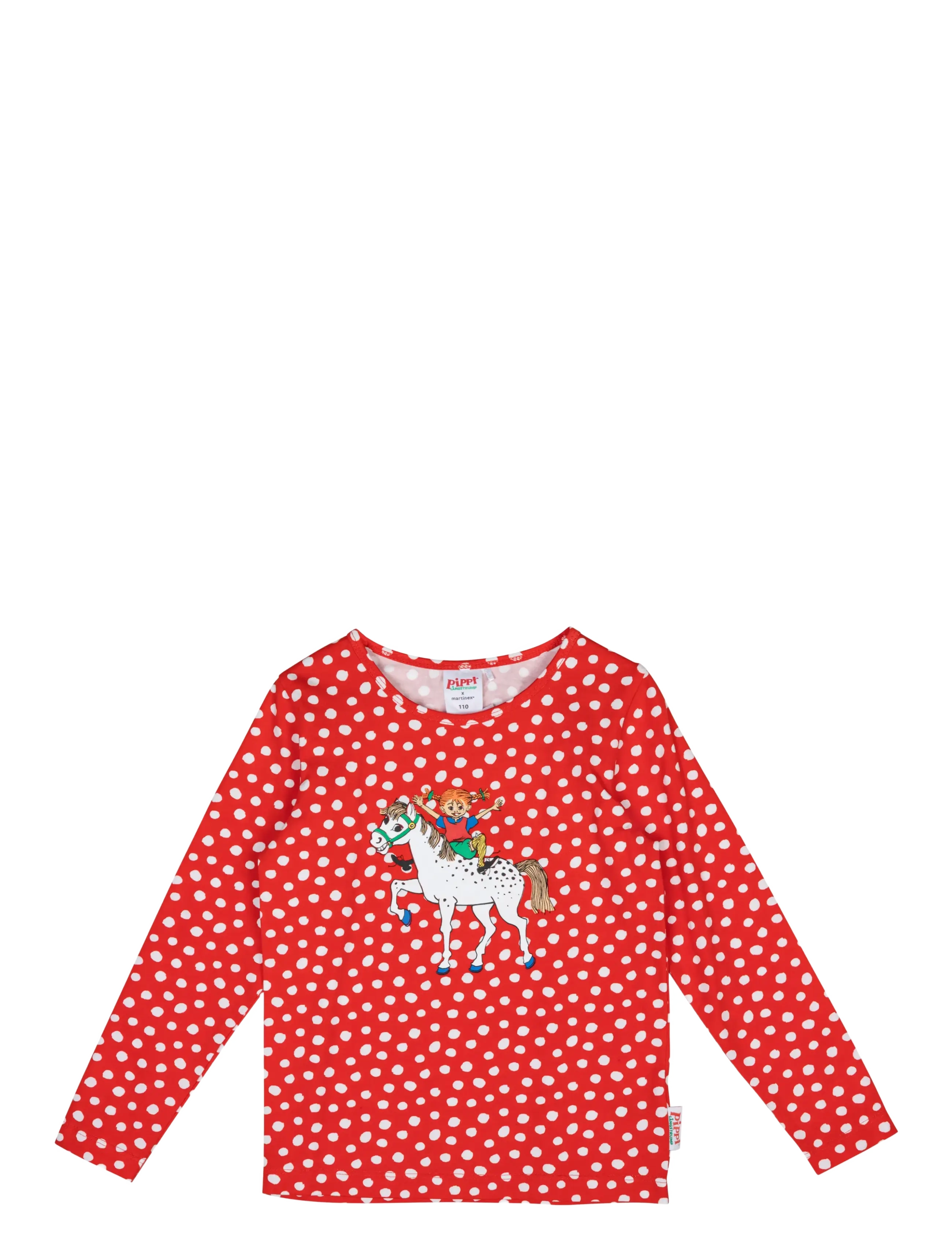 Pippi Langstrømpe PRICKIGT TRÖJA - Back to school - RED / red