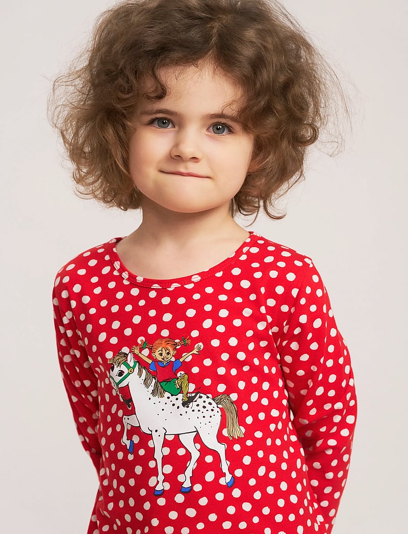 Pippi Långstrump - PRICKIGT TRÖJA - långärmade t-shirts - red - 0