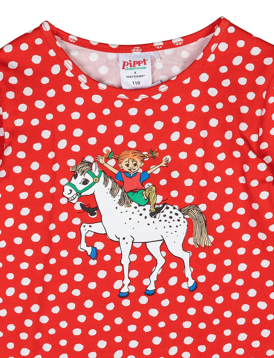 Pippi Langstrumpf - PRICKIGT TRÖJA - langärmelig - red - 2