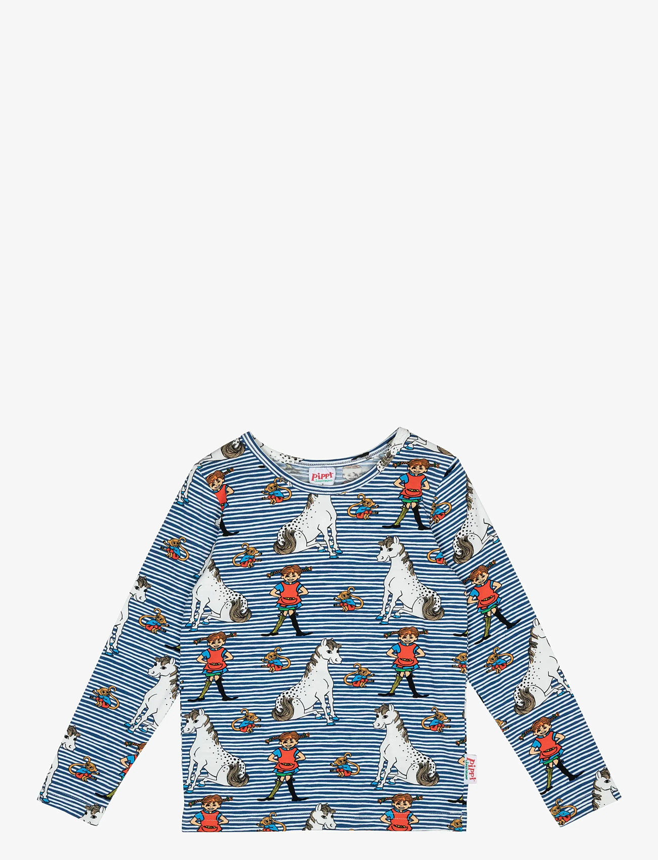 Pipi Pikksukk - PIPPI KOMPISAR TRÖJA - pikkade varrukatega t-särgid - blue - 0