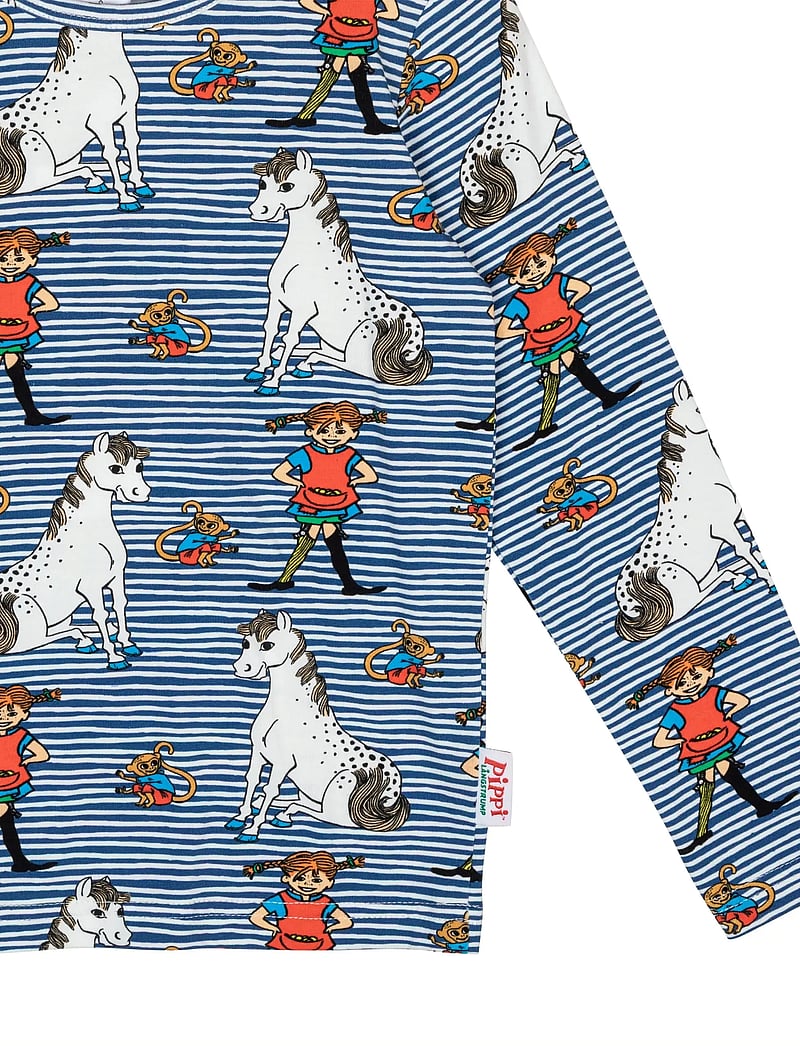 Pipi Pikksukk - PIPPI KOMPISAR TRÖJA - pikkade varrukatega t-särgid - blue - 2