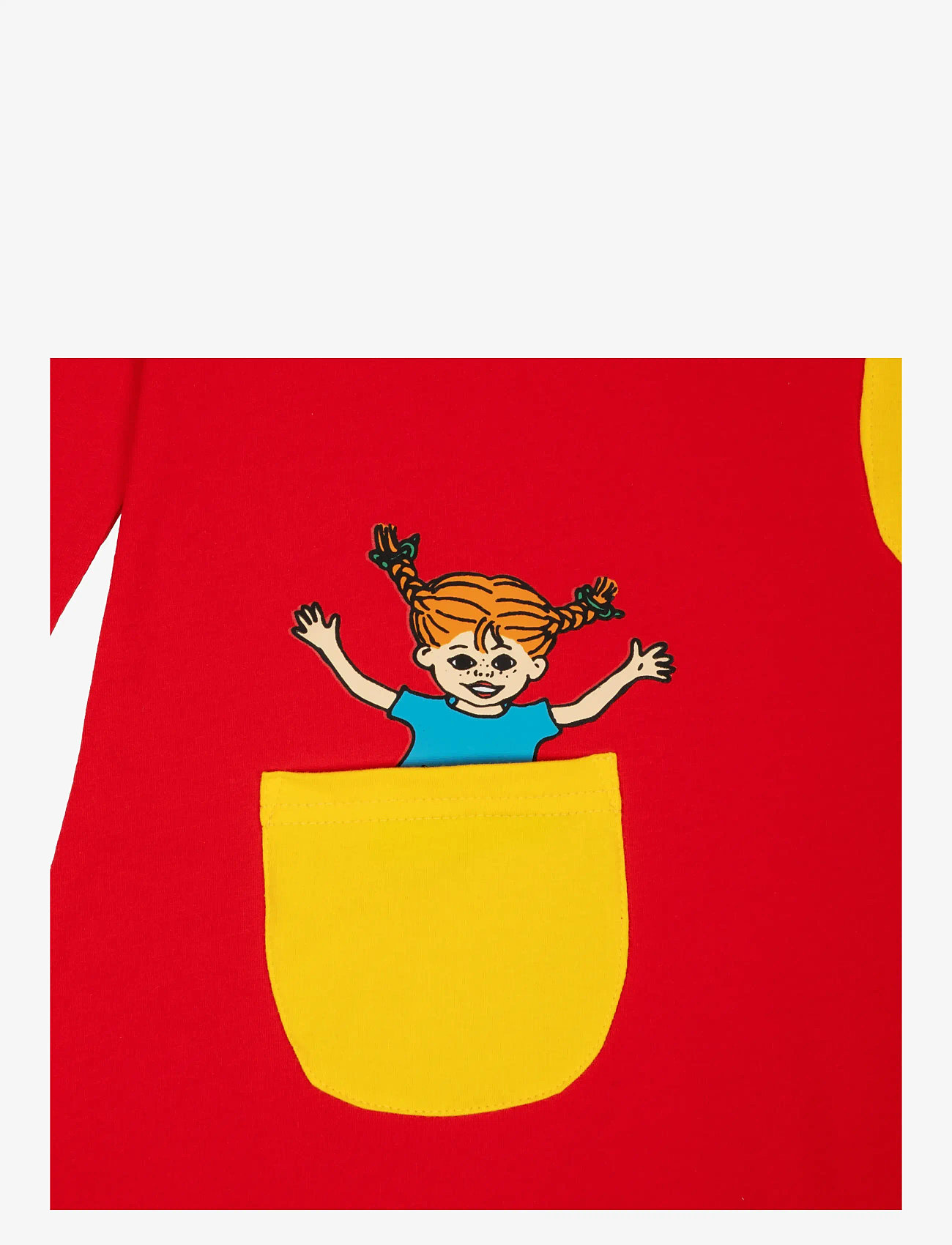 Martinex - PIPPI BASIC KLÄNNING - pikkade varrukatega vabaaja kleidid - red - 1