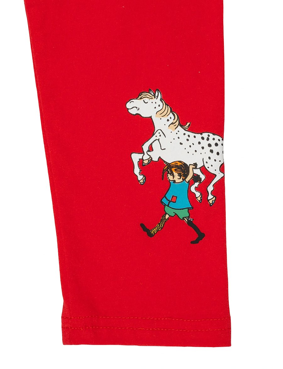 Pippi Langstrumpf - PIPPI BASIC LEGGINGS - leggings - red - 2