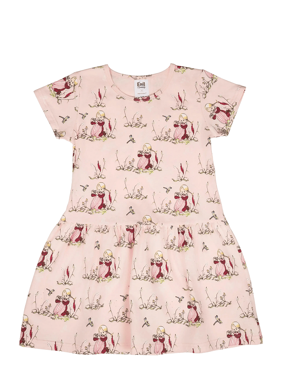 Emil i Lönneberga - TROLLSLÄNDA KLÄNNING - kurzärmelige babykleider - pink - 0
