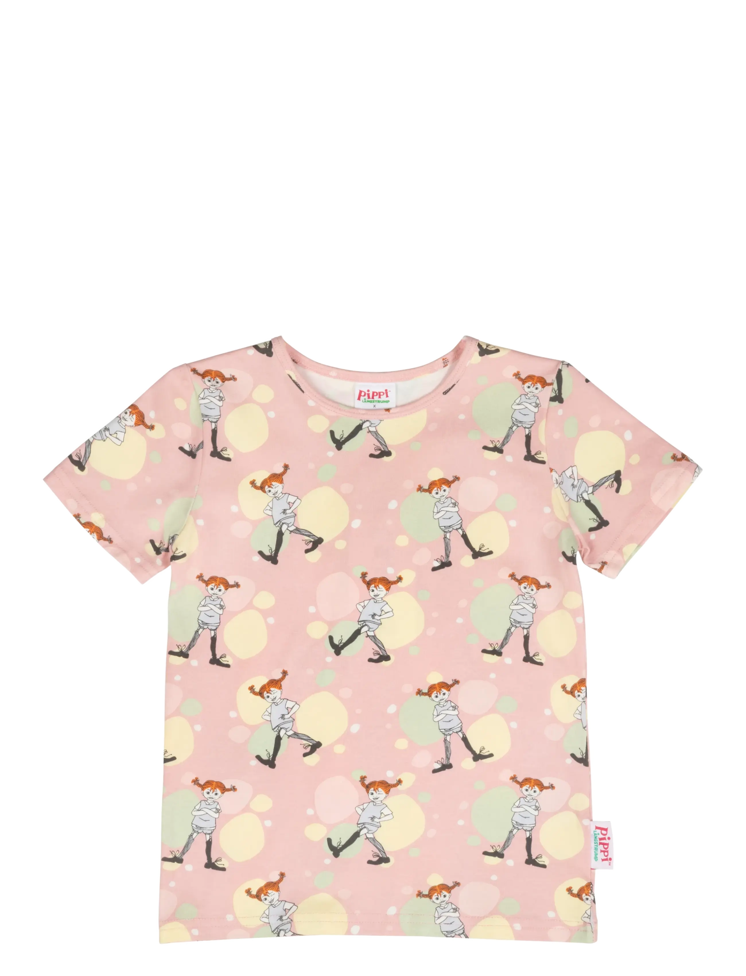 MARTINEX Munter Pippi T-Shirt Pink - 86 - Kinder