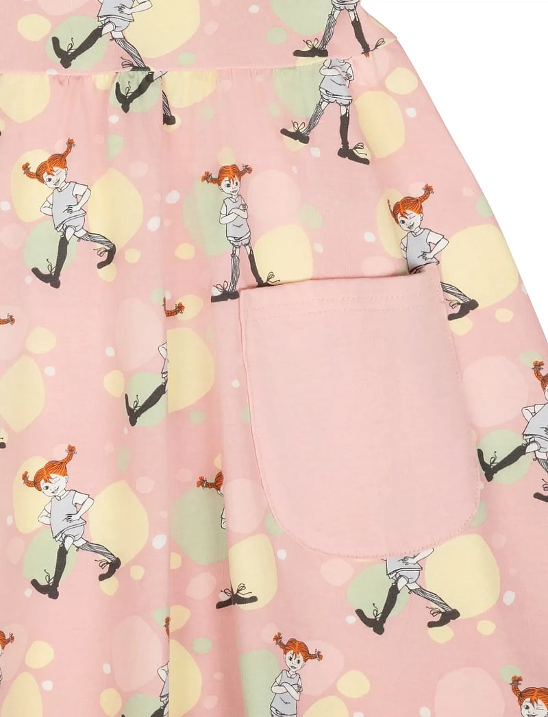 Pippi Langstrumpf - MUNTER PIPPI KLÄNNING - kurzärmelige babykleider - pink - 2