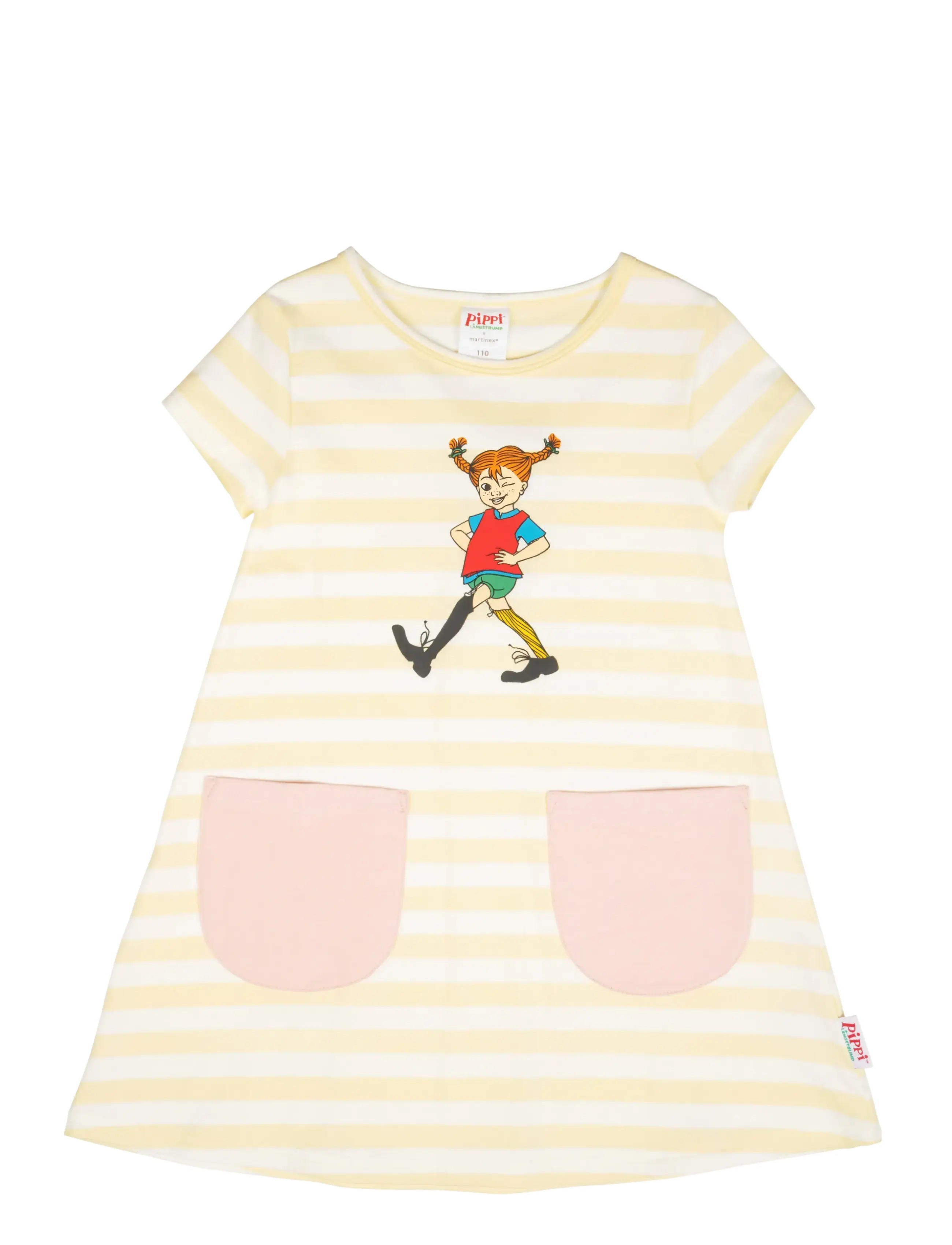 Pippi Langstrømpe MUNTER PIPPI KLÄNNING - Kjoler - YELLOW / yellow