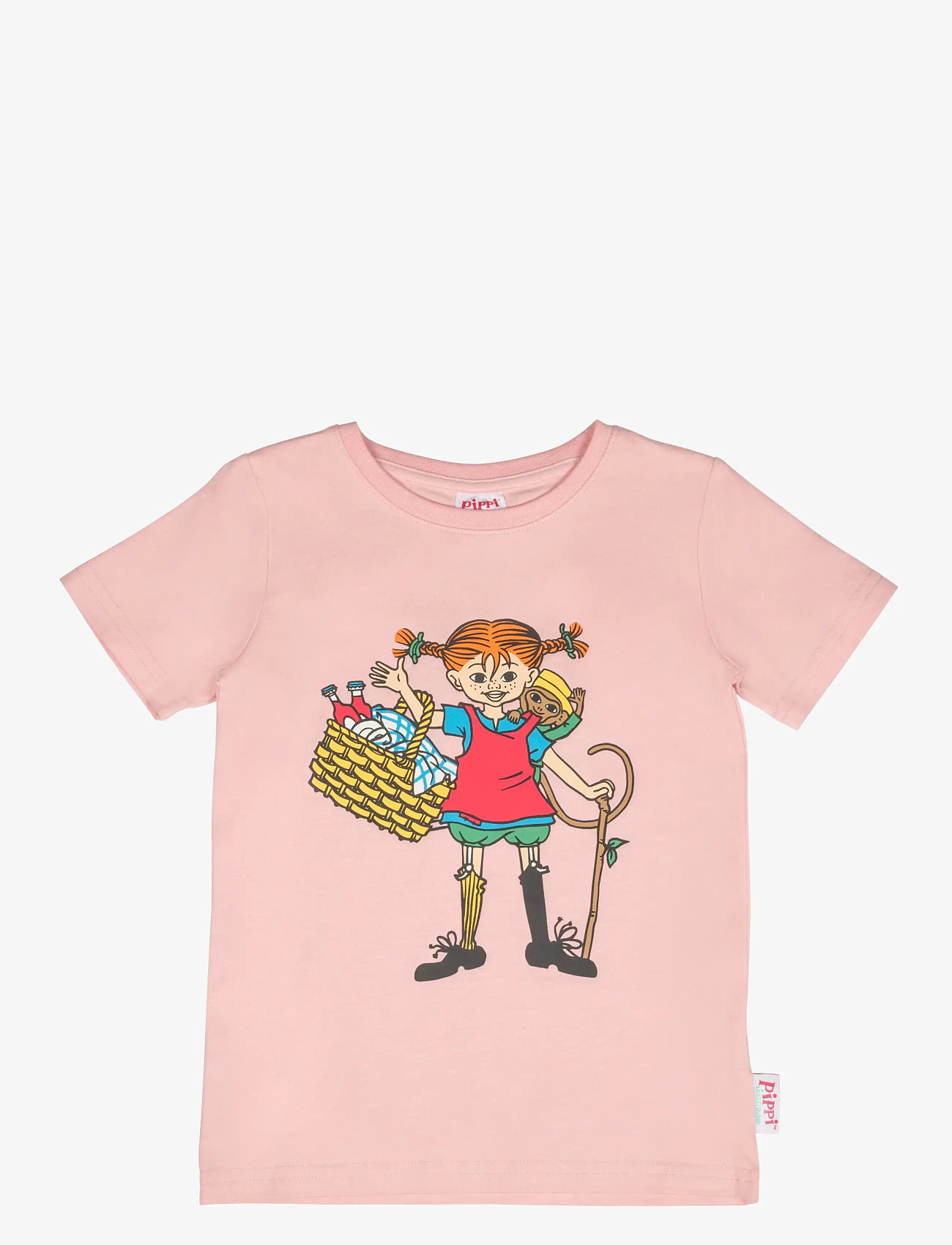 Pippi Langstrømpe - PICKNICK T-SHIRT - kortærmede t-shirts - pink - 1