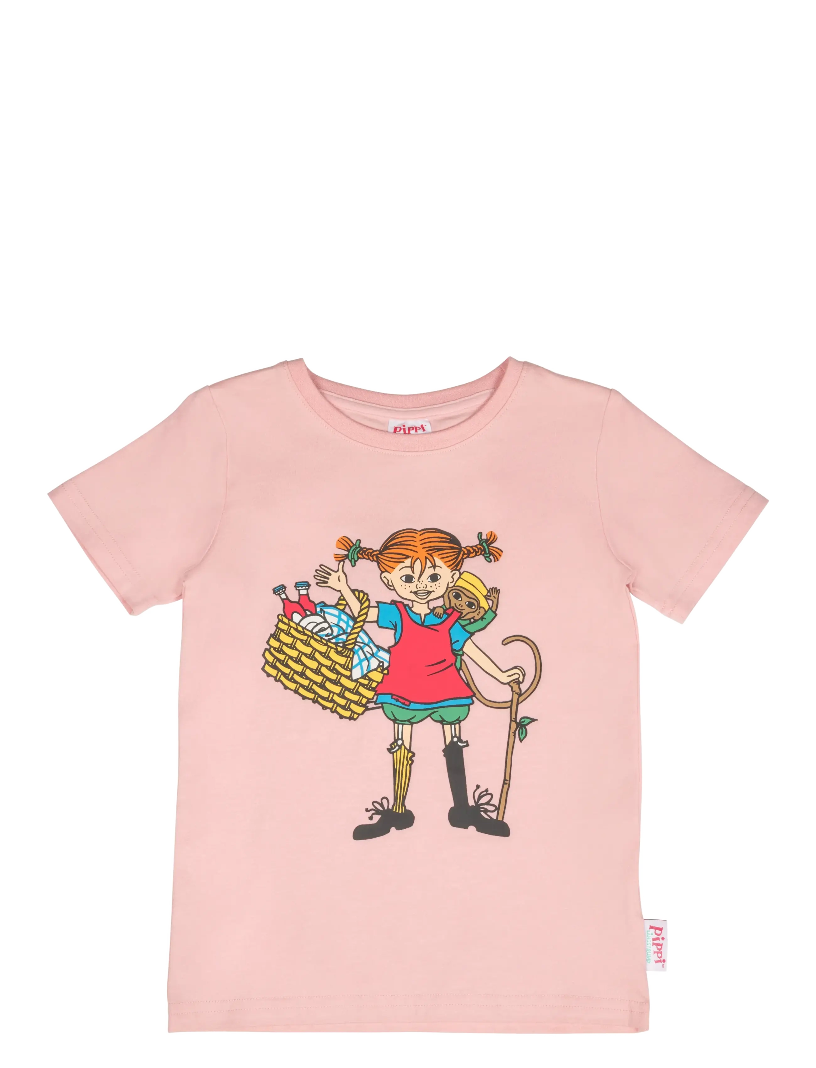 Pippi Langstrømpe PICKNICK T-SHIRT - Overdele - PINK / pink/rose