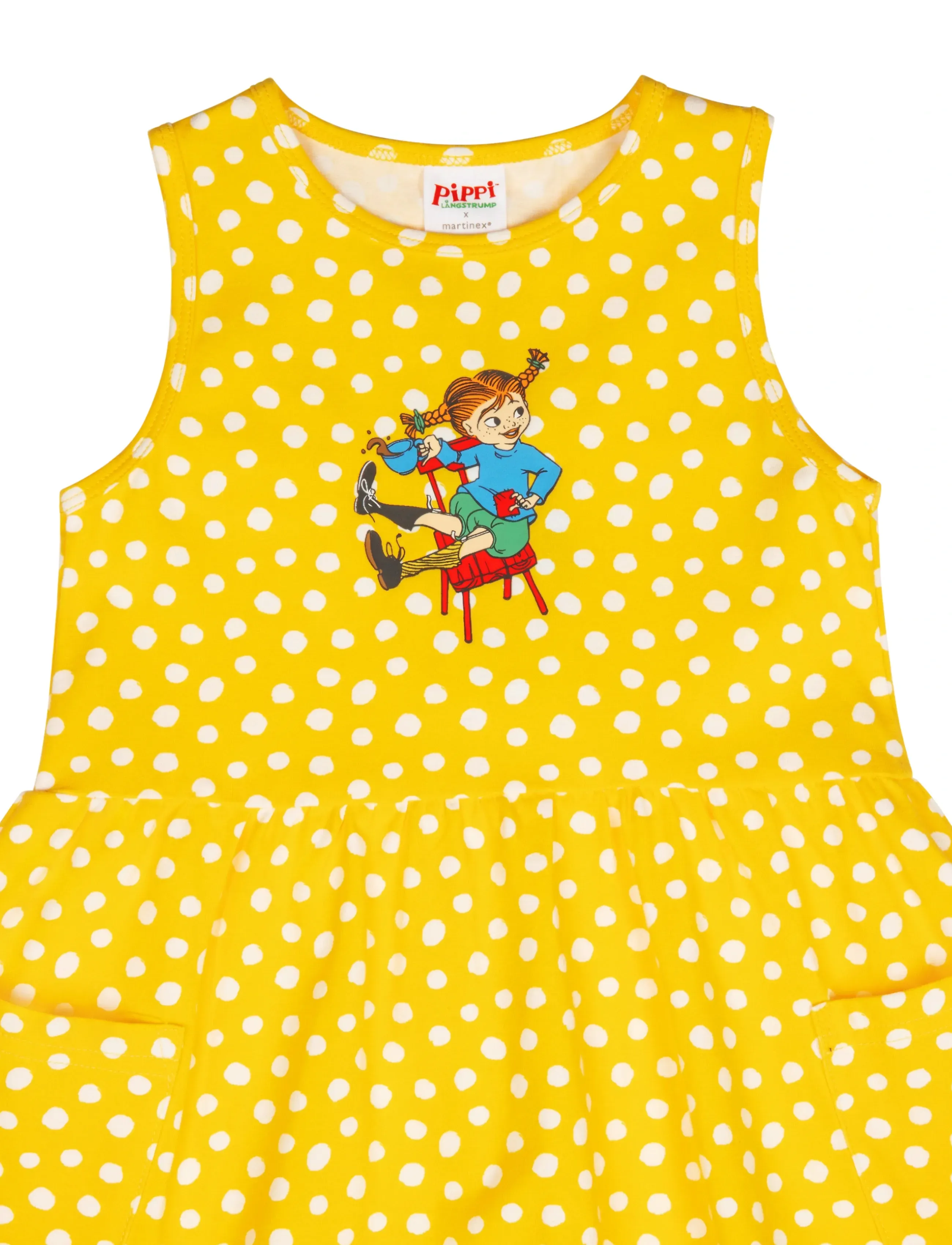 Pippi Langstrumpf - PRICKIGT KLÄNNING - Ärmellose babykleider - yellow - 3