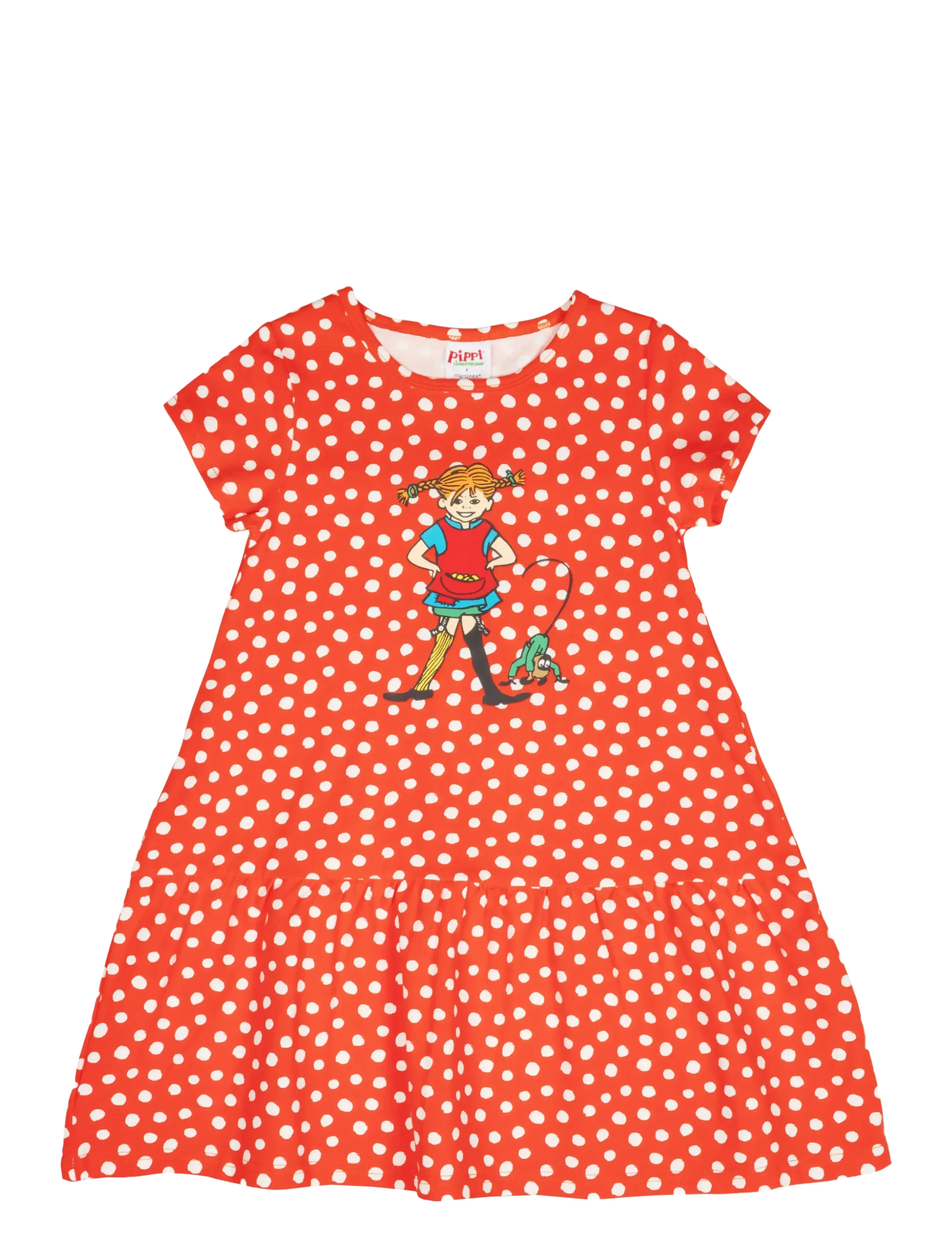 MARTINEX Prickigt Klänning Rot - 86 - Kinder