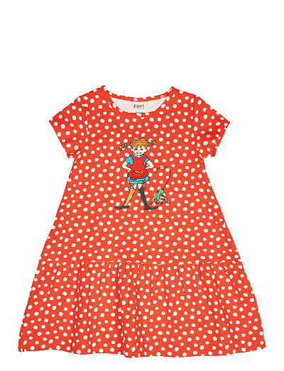 Pippi Longstocking PRICKIGT KLÄNNING - Baby dresses - RED / red