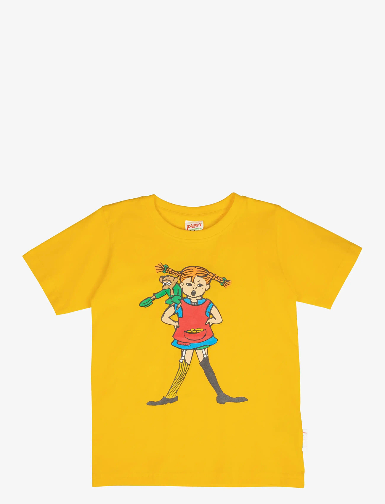 Pippi Langstrumpf - PIPPI OCH NILSSON T-SHIRT - kurzärmelige - yellow - 1