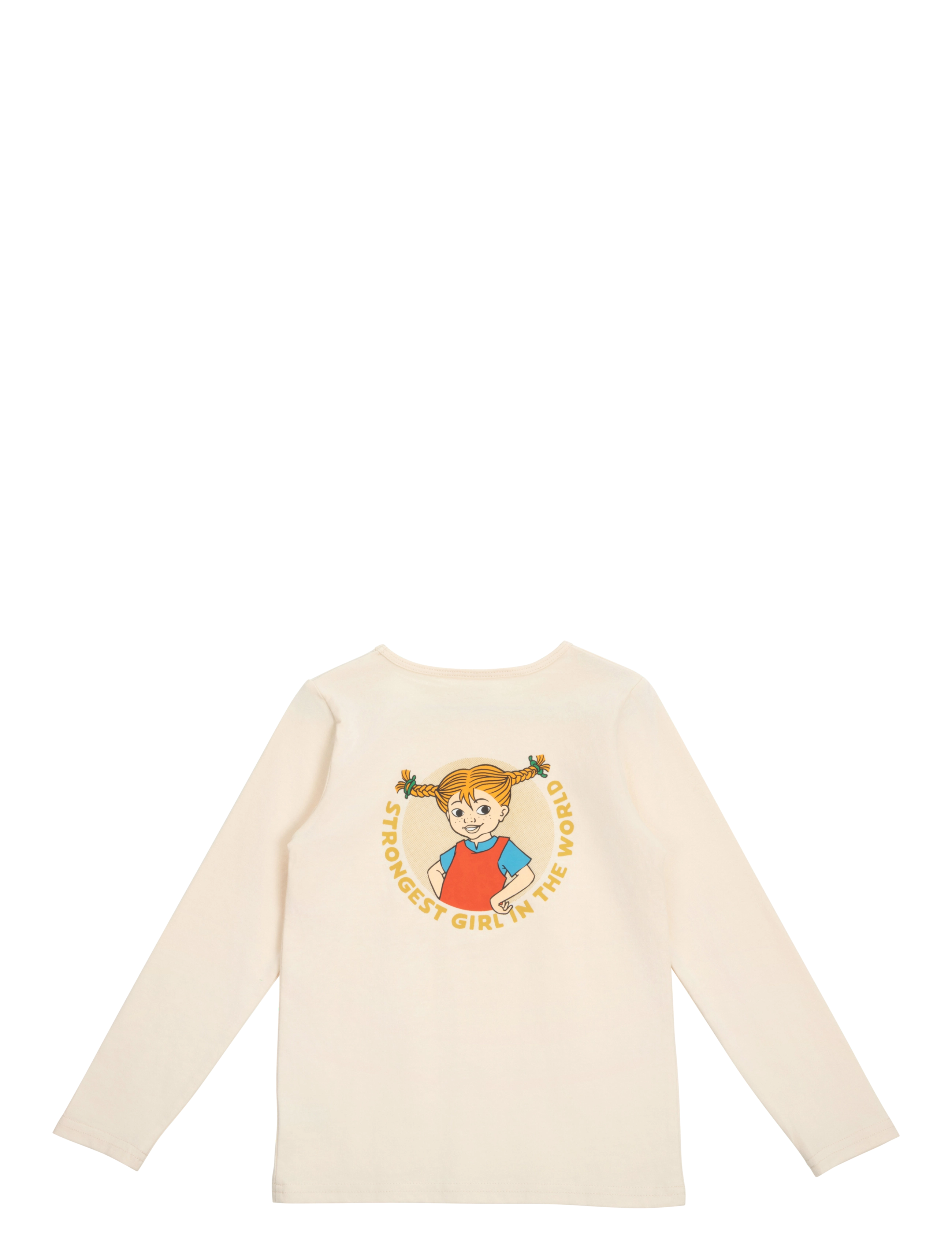 Pippi Långstrump - STRONGEST GIRL TRÖJA - white - 1