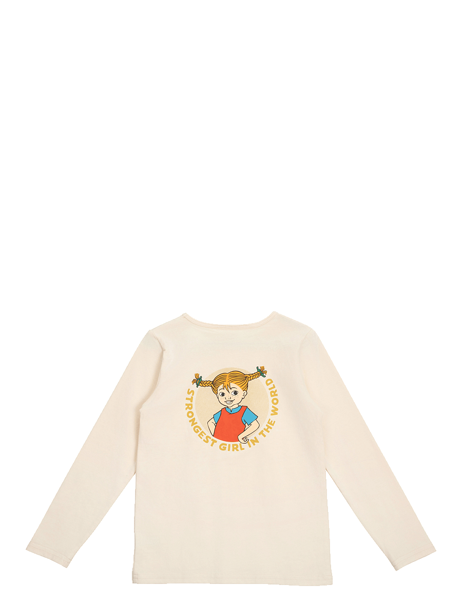 Pipi Pikksukk - STRONGEST GIRL TRÖJA - pikkade varrukatega t-särgid - white - 1