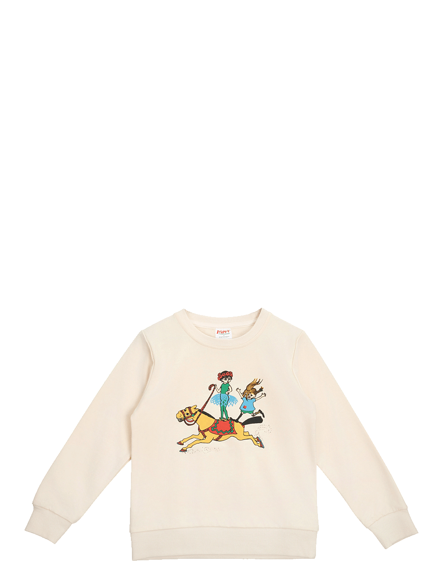 Pippi Langstrømpe - UPPVISNING COLLEGETRÖJA - sweatshirts - white - 1