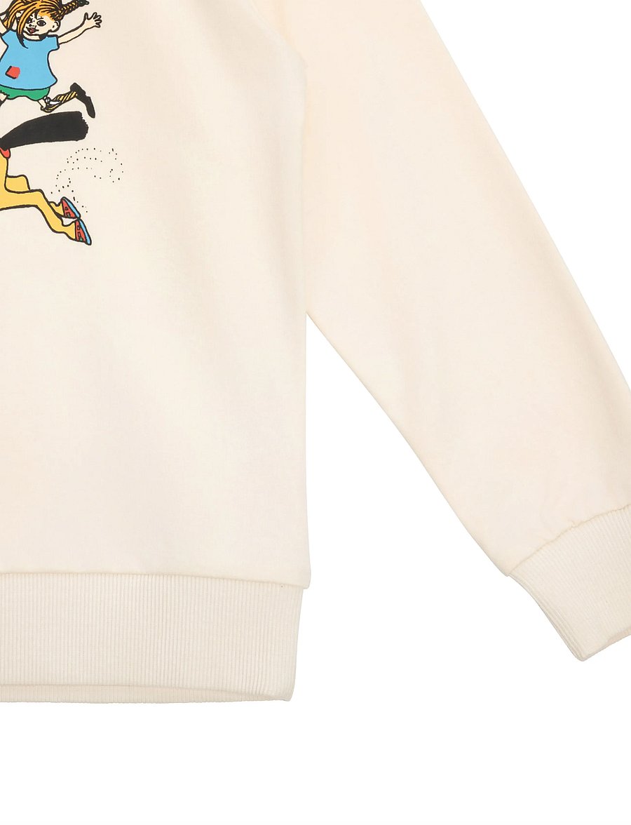 Pippi Langstrømpe - UPPVISNING COLLEGETRÖJA - sweatshirts - white - 3