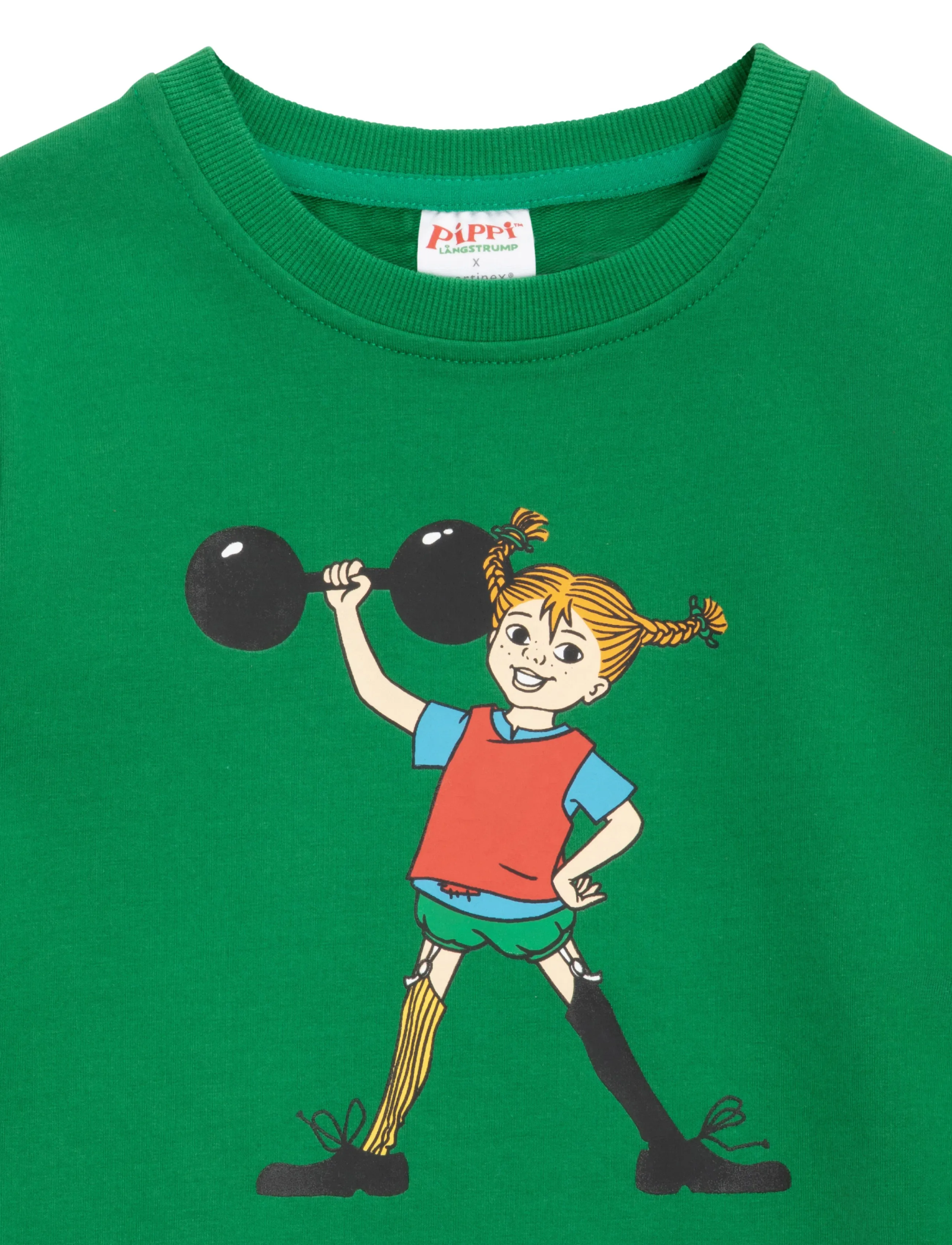 Pippi Långstrump - STARKA PIPPI COLLEGETRÖJA - green - 2