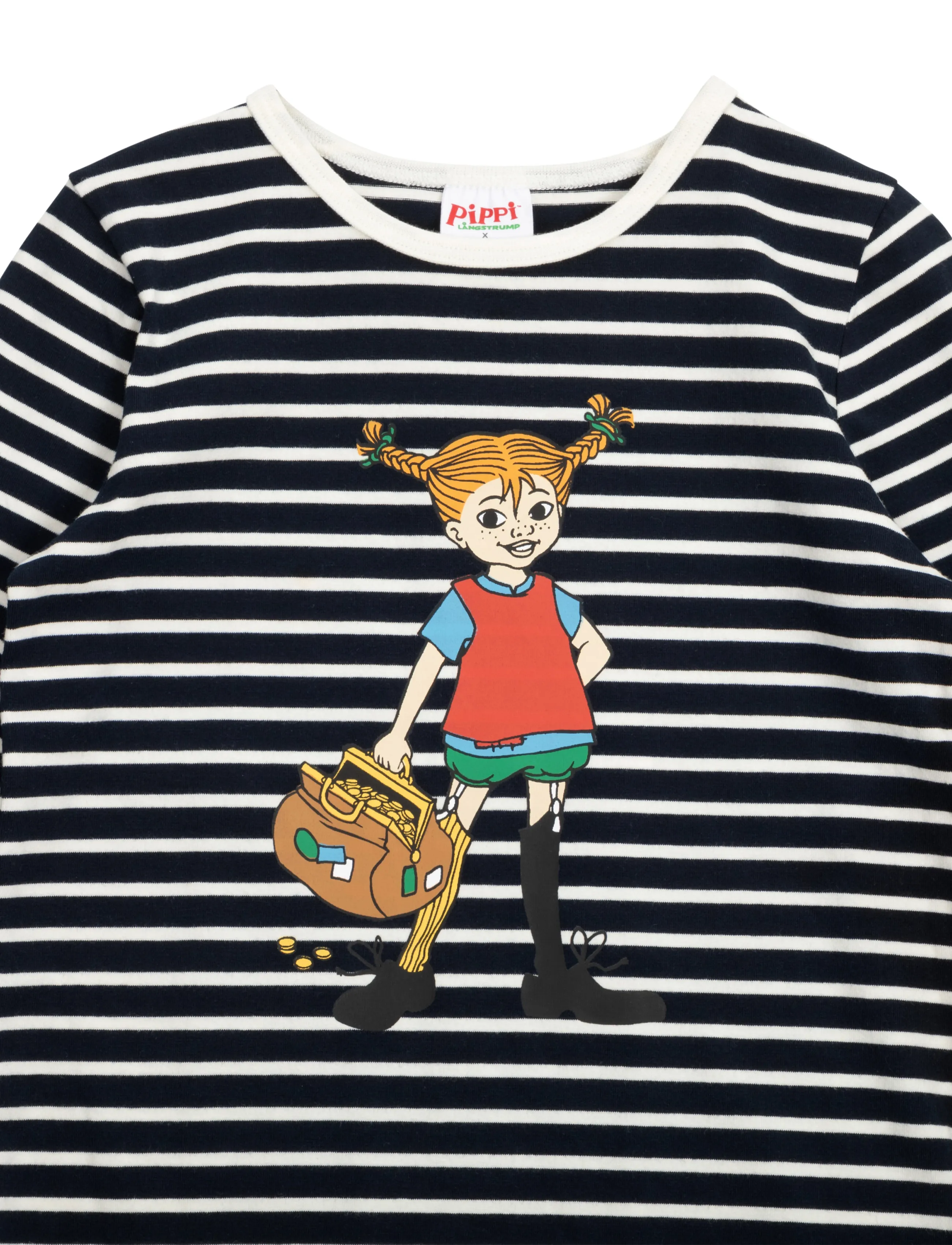Pippi Långstrump - RIKA PIPPI TRÖJA - blue - 2