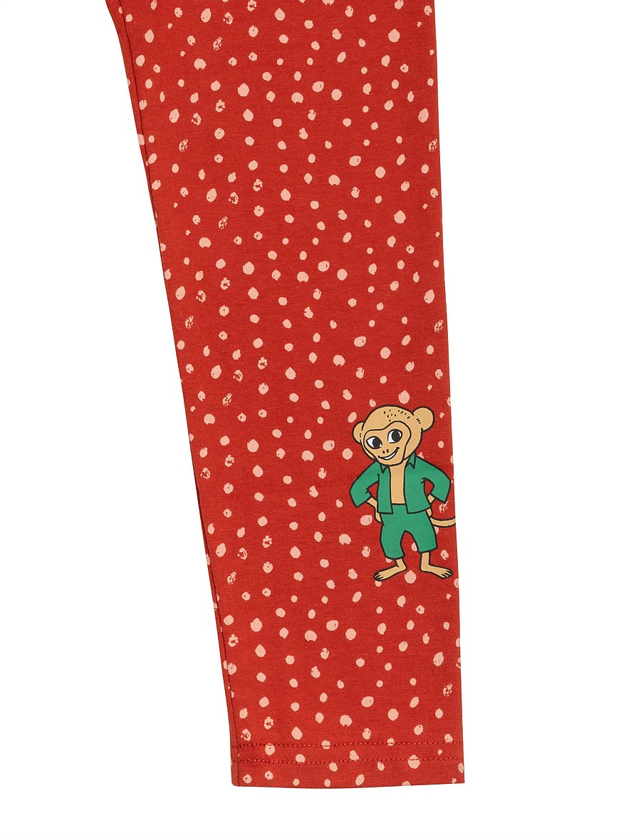 Pippi Langstrømpe - PRICK LEGGINGS - leggings - red - 3