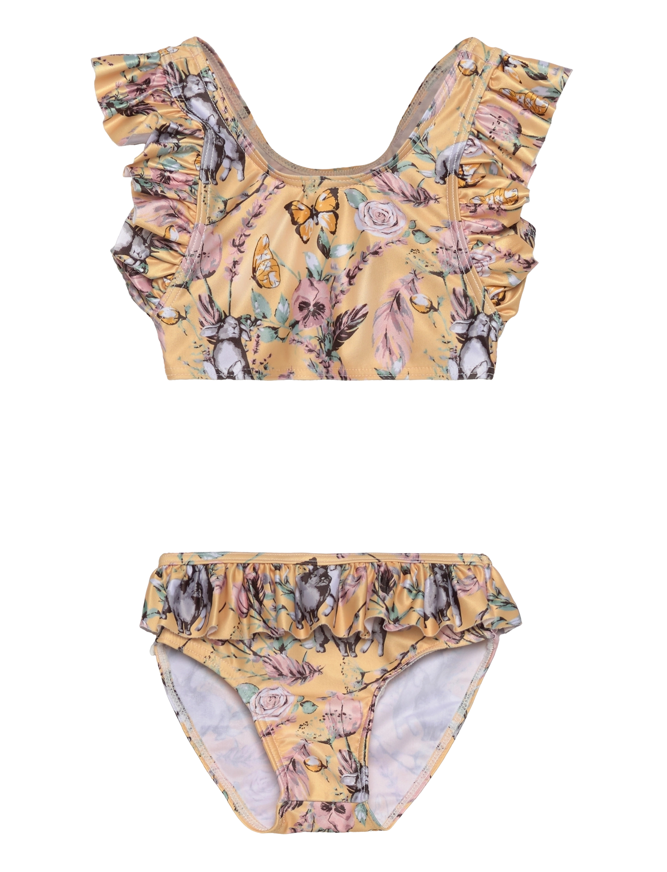 Martinex Orvokki Bikini, 86/92, Bademode, Gelb - Bikinis, Kinder
