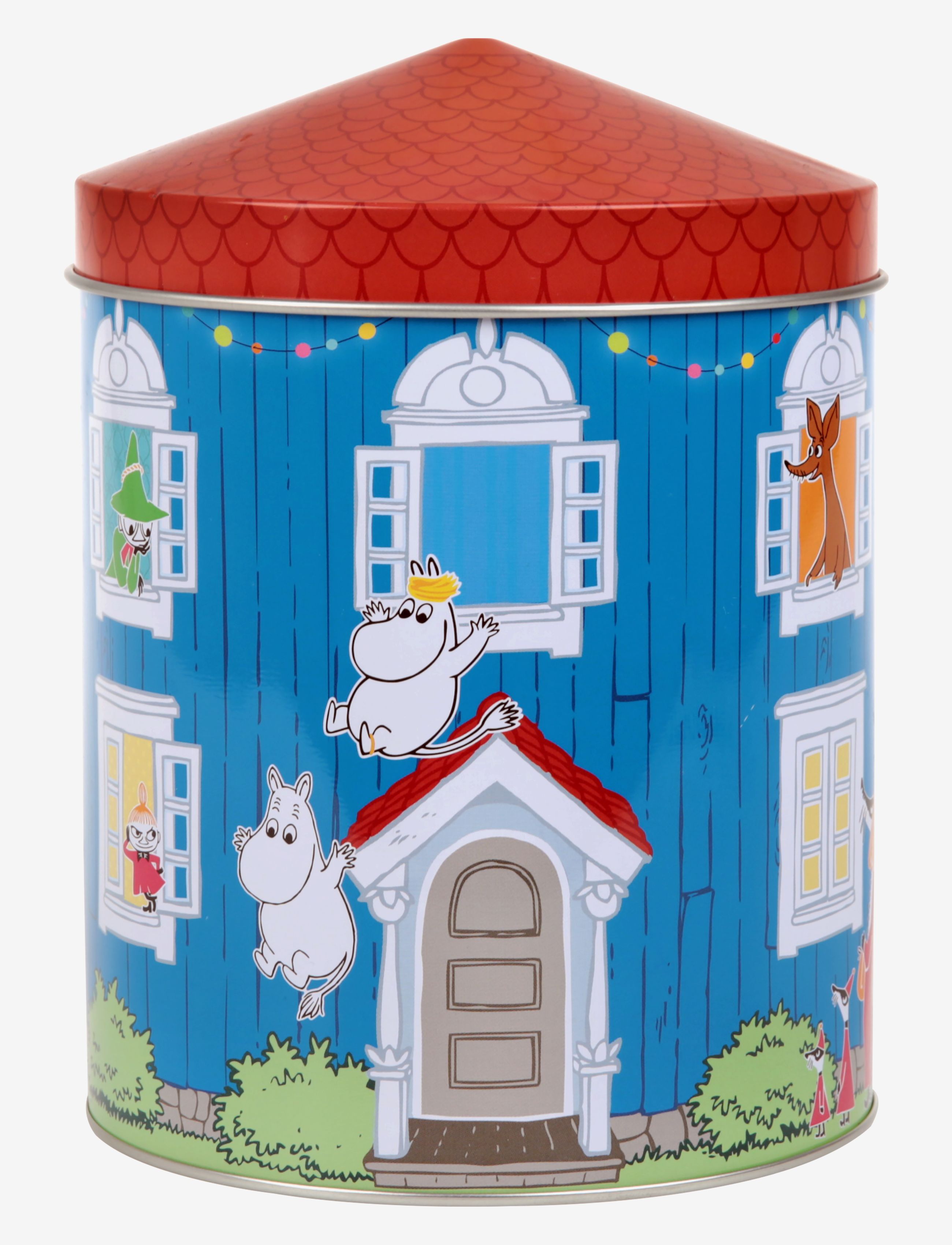 MARTINEX Moomin House Figures Tin Patterned - One Size - Kinder