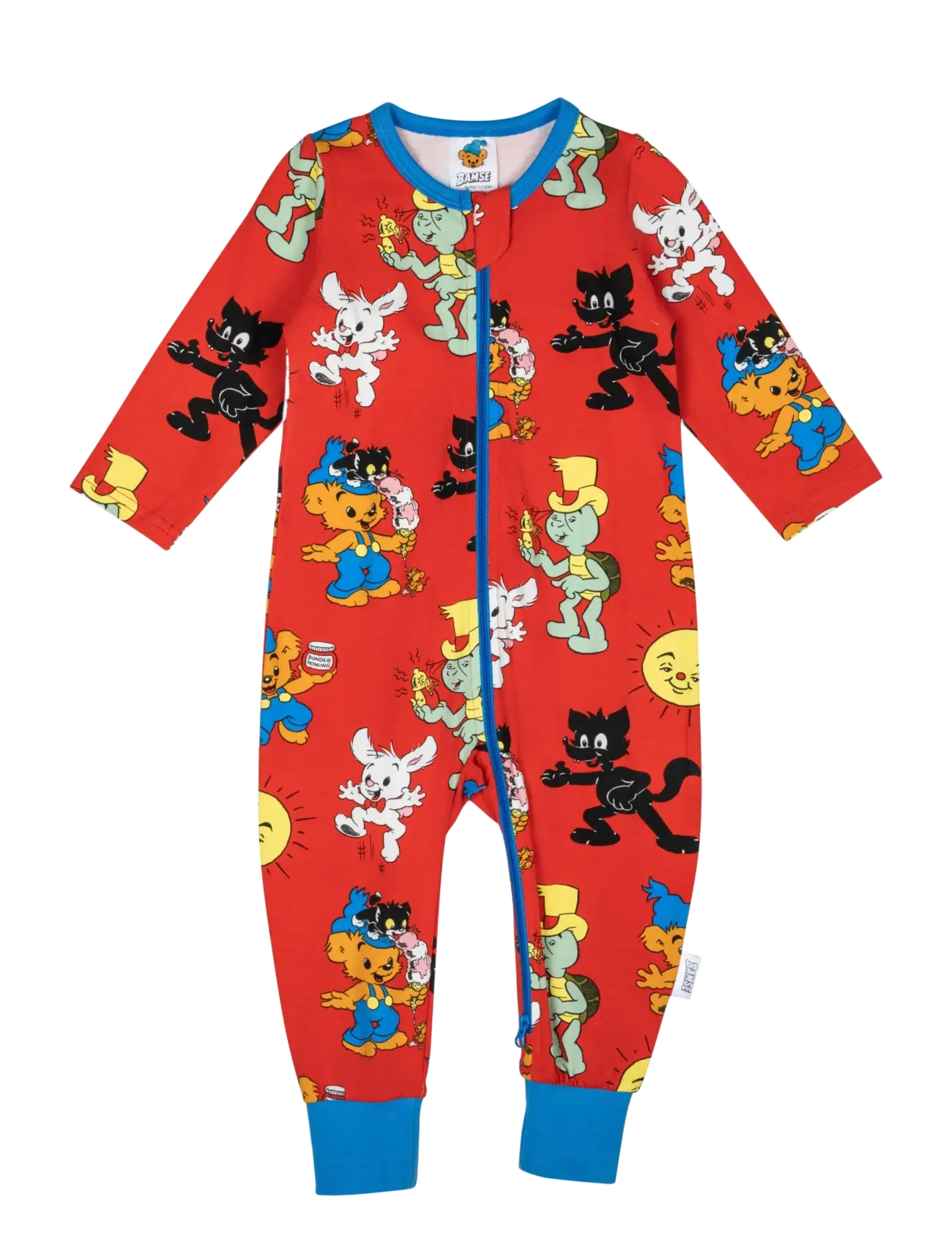 „Bamse” BAMSE KOMPISAR PYJAMAS RÖD 56 - Naktsveļa - RED / red