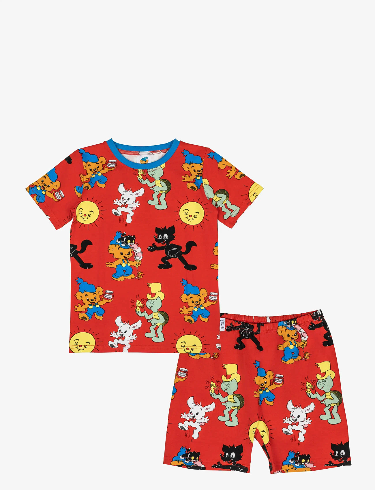 Bamse - BAMSE KOMPISAR SHORTSPYJAMAS - pyjamasset - red - 0