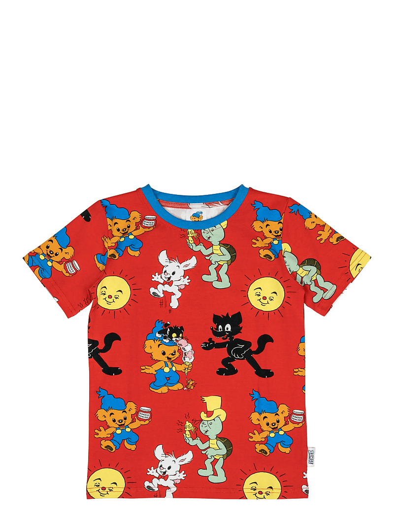 Bamse - BAMSE KOMPISAR SHORTSPYJAMAS - pyjamasset - red - 1