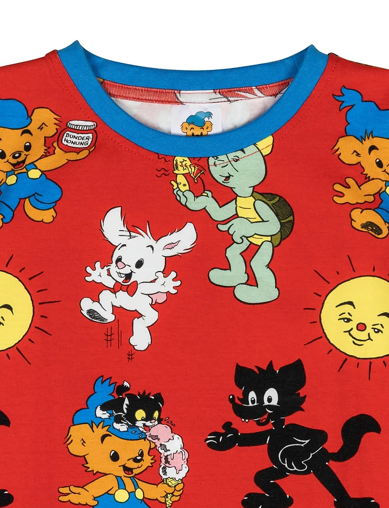 Bamse - BAMSE KOMPISAR SHORTSPYJAMAS - pyjamasset - red - 3