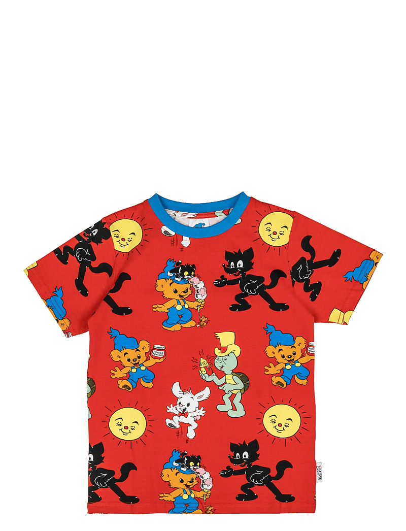Bamse - BAMSE KOMPISAR T-SHIRT - kortærmede t-shirts - red - 0