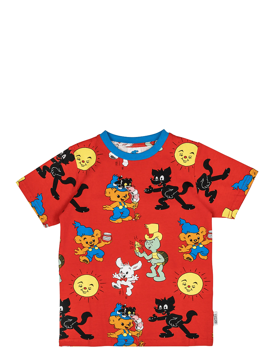 Bamse - BAMSE KOMPISAR T-SHIRT - kurzärmelige - red - 0